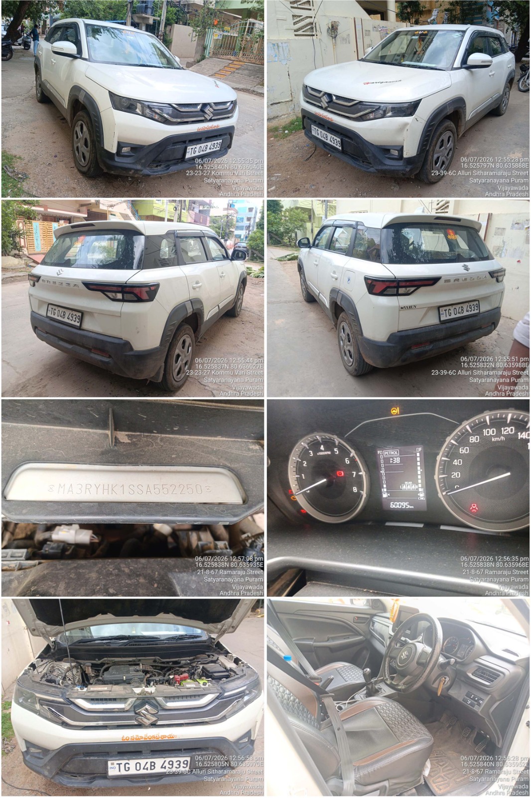 2024 Maruti Suzuki Brezza LXi Compact SUV 61000 km 1 year for sale in VENKAT STOCK YARD Vijayawada — photo 1
