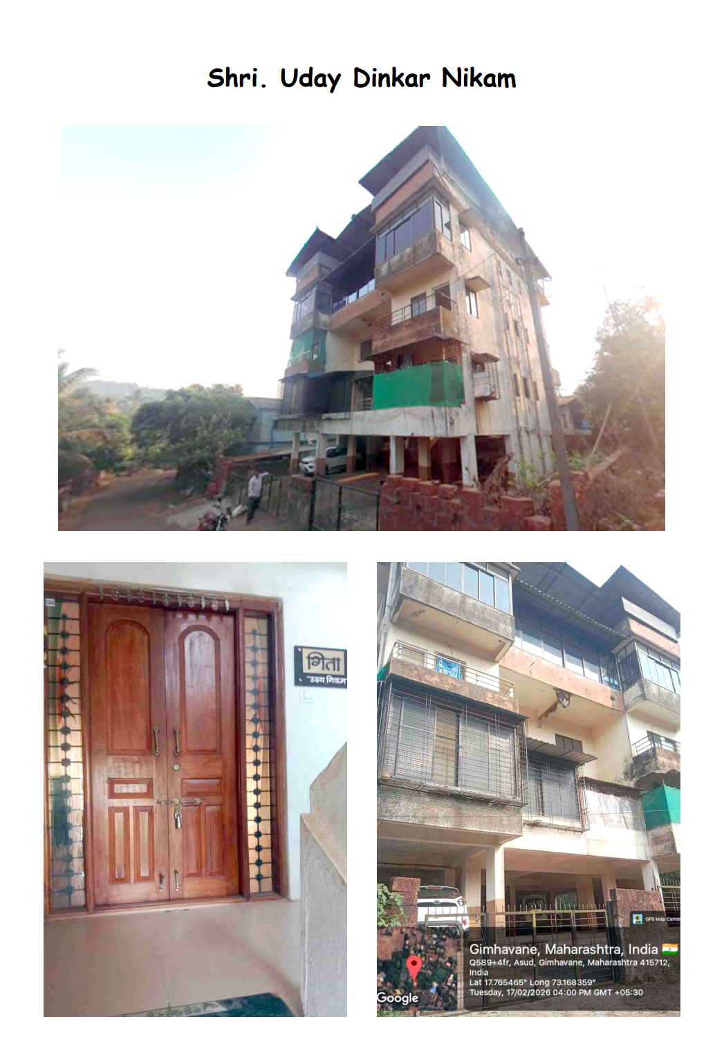 3 BHK Flat for sale in Soham Apartment, Soham Apartment Dapoli — photo 1