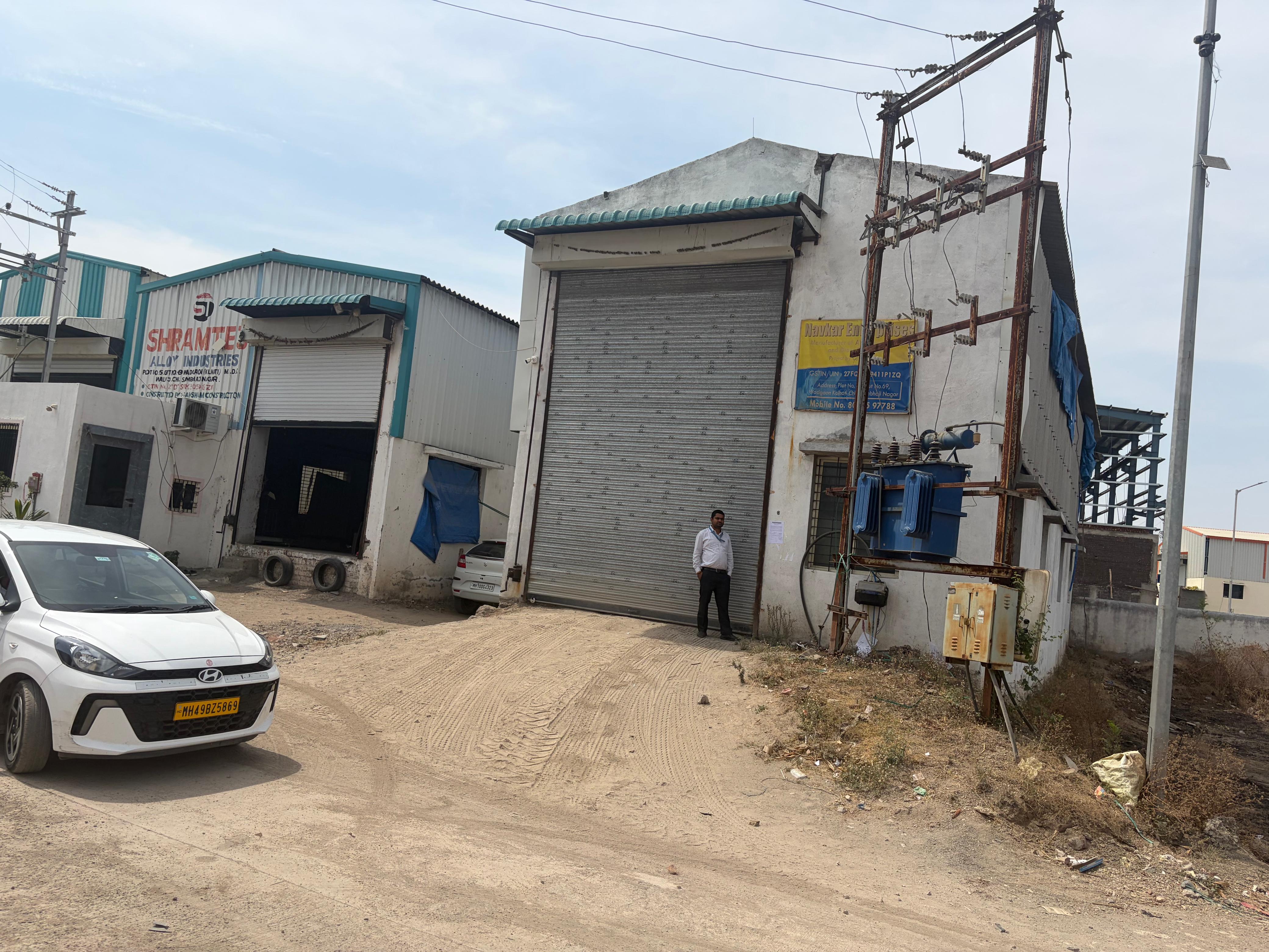 164.91 square meter Industrial Plot with Factory Building for sale in Waluj MIDC — photo 1