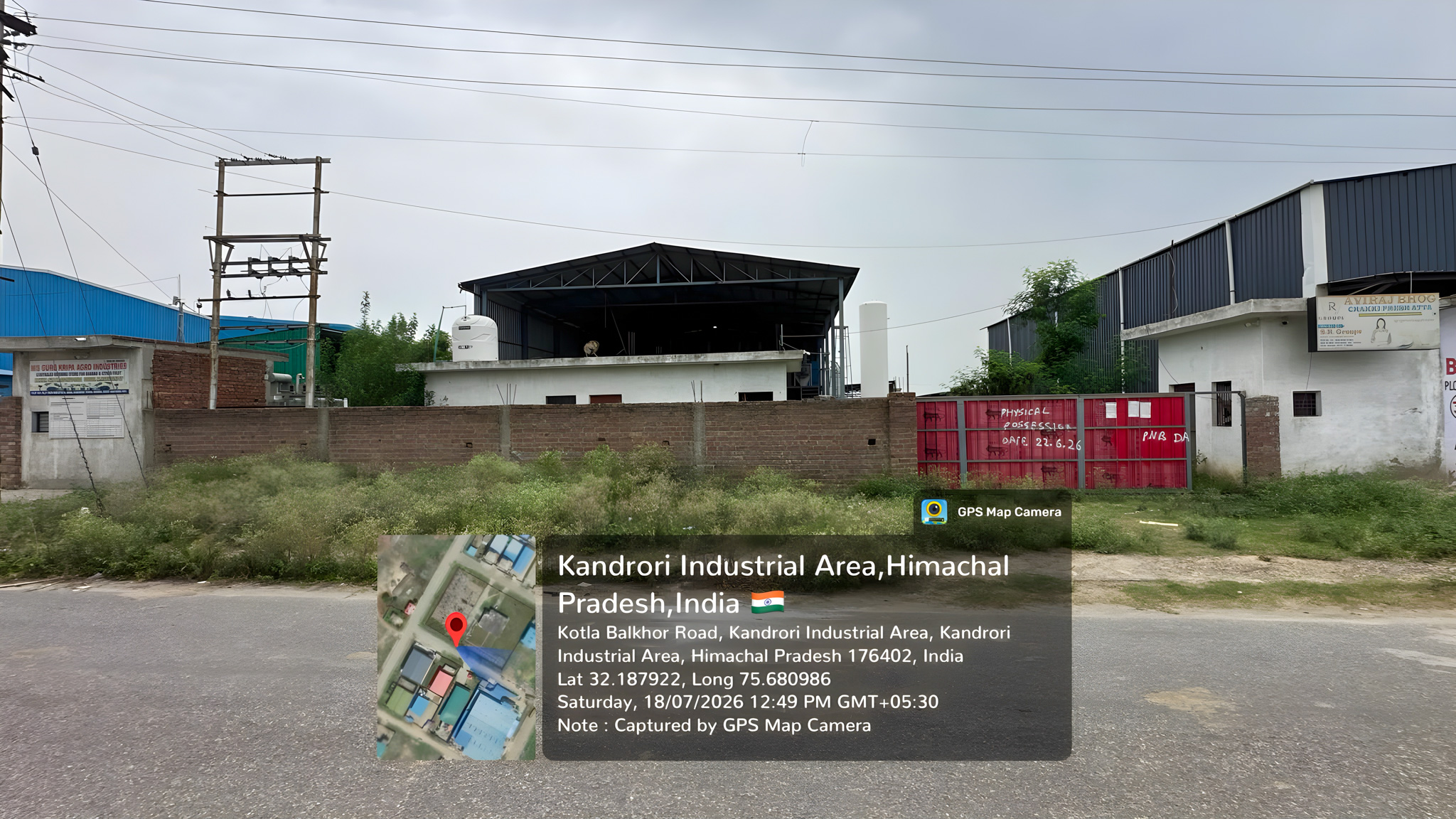 887 square meter Industrial Plot with Factory Building for sale in Indora — photo 9
