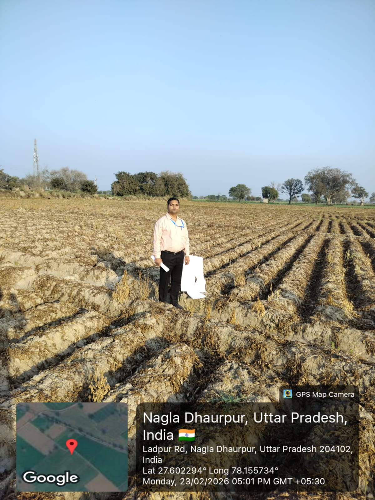 14130 square meter Plot for sale in VILLAGE PAHARPUR, TEHSIL AND DIST -HATHRAS Devinagar — photo 1