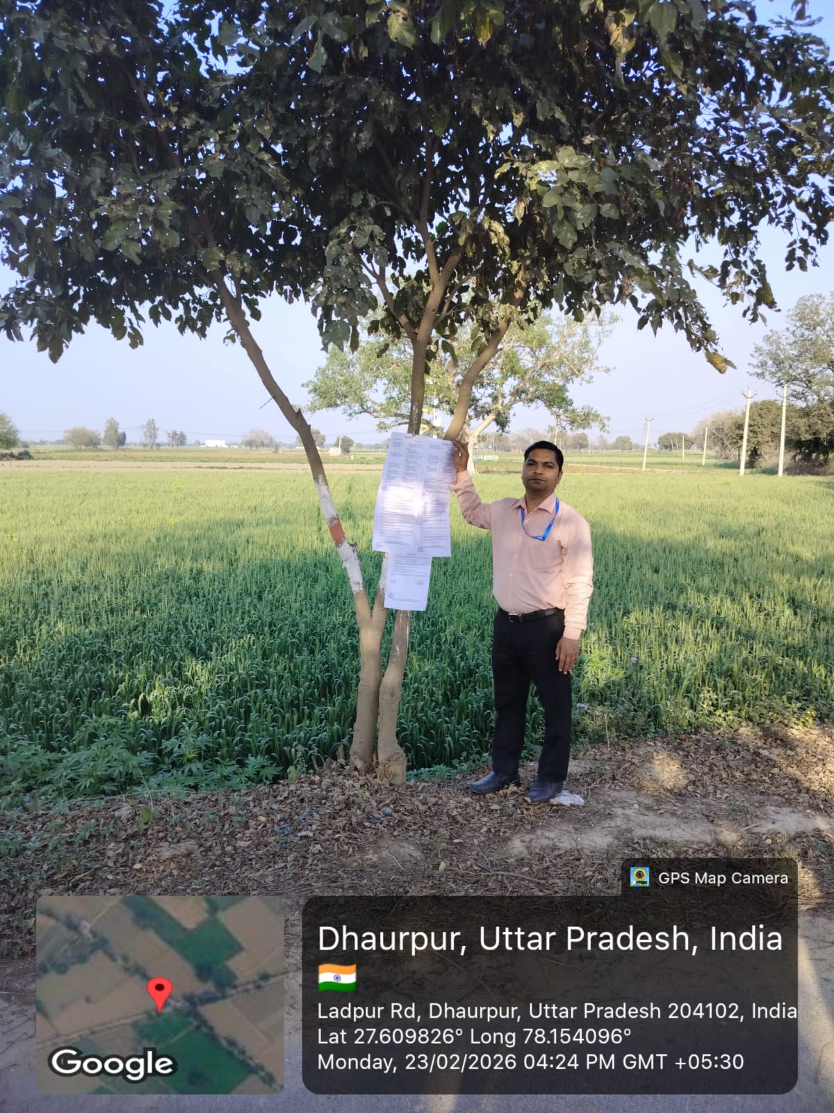 4150 square meter Plot for sale in VILLAGE PAHARPUR, TEHSIL AND DIST HATHRAS Devinagar — photo 1