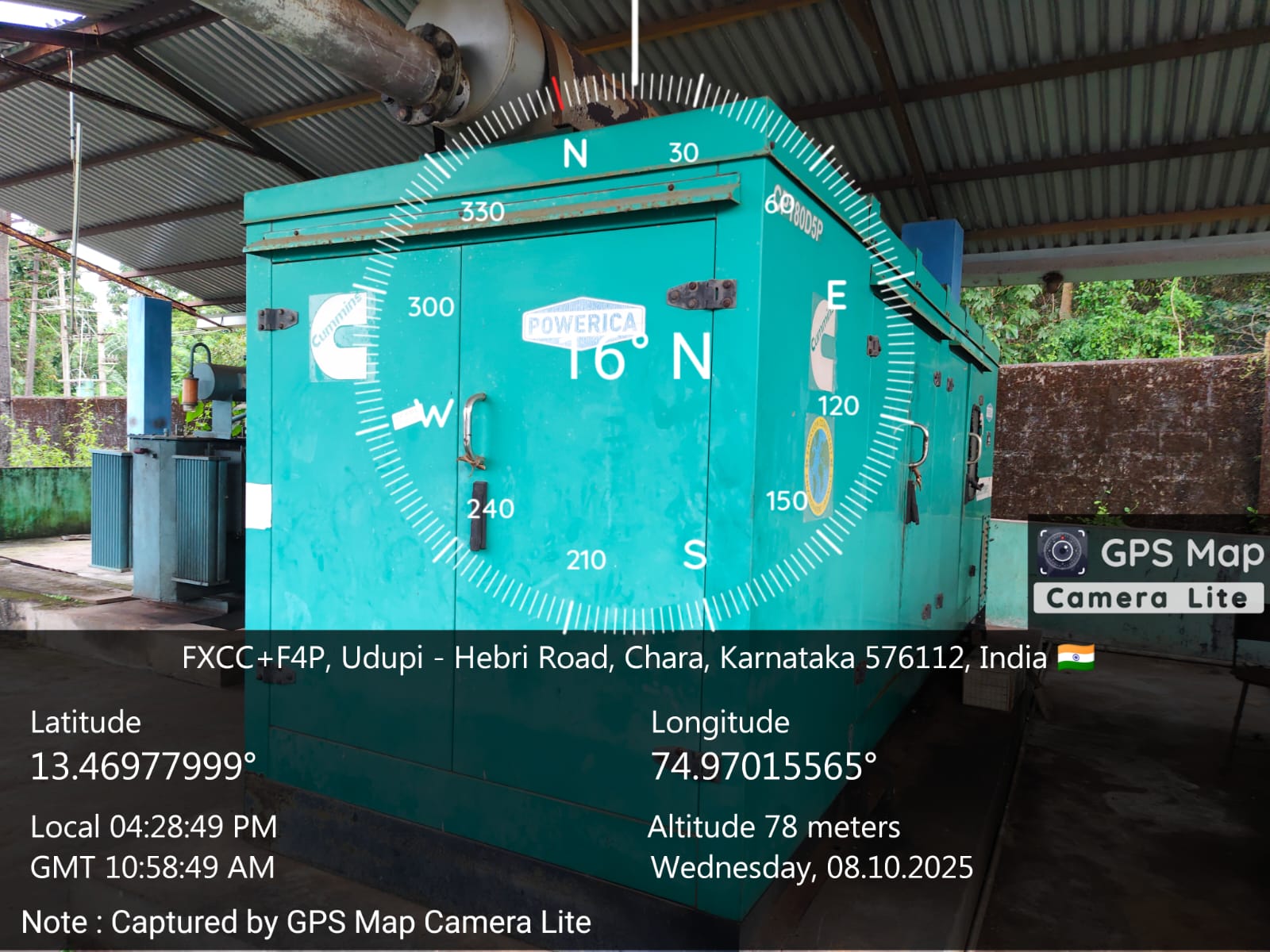Shed with Plant and Machinery for sale in CHARA VILLAGE, HEBRI TALUKA, DISTRICT UDUPI - 576112 Badagabettu No 80 — photo 4