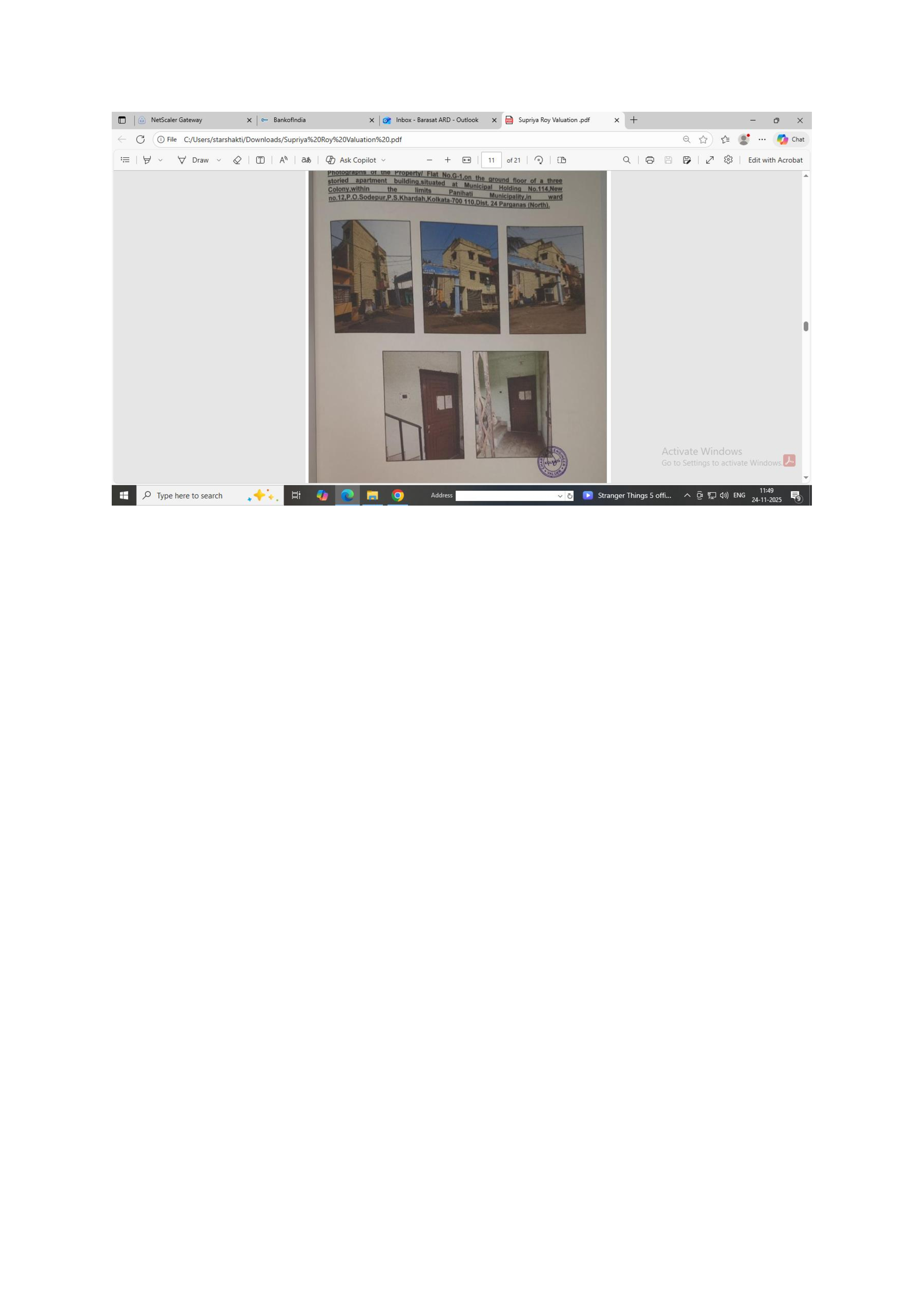 505 square feet Flat for sale in New colony sodepur Muragachha — photo 1