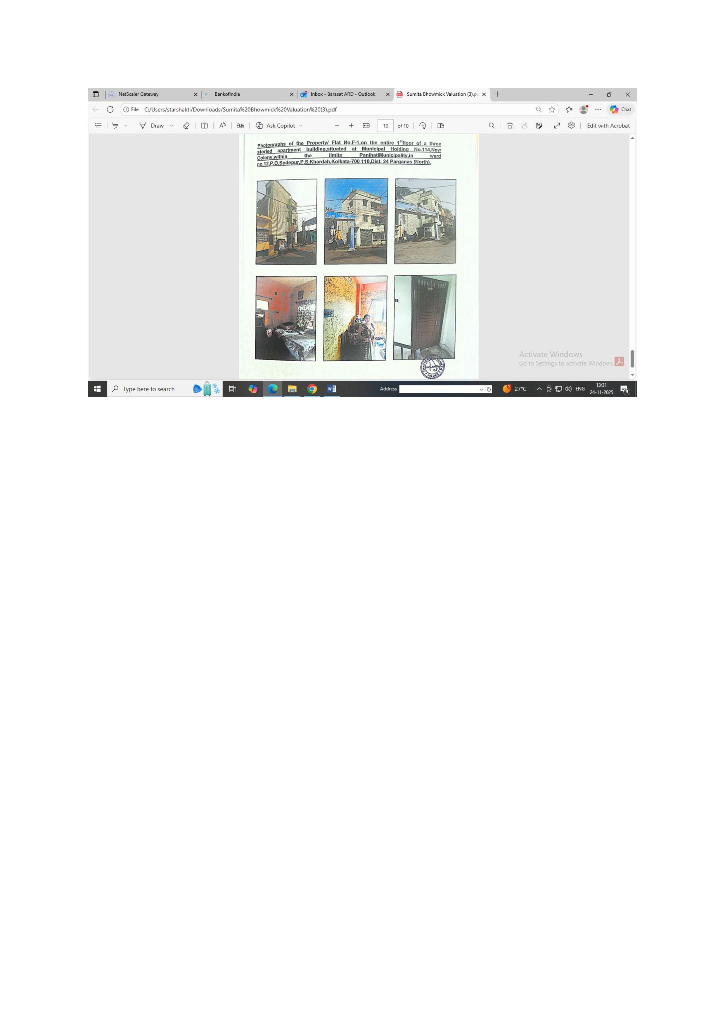 708 square feet Flat for sale in Near Sodepur railway station Muragachha — photo 1