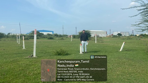 2108 square feet Plot for sale in PLOT NO 142 NEMILI A VILLAGE RAJIV GANDHI NAGAR SRIPERUMBUDUR TALUK KANCHEEPURAM DISTRICT Chennai — photo 1