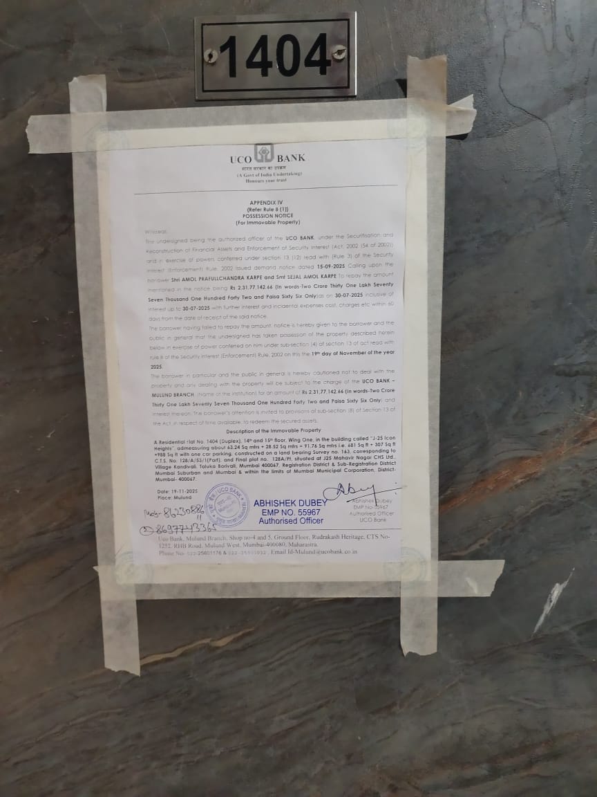 988 square feet Flat for sale in KANDIVALI (WEST) Mumbai — photo 5