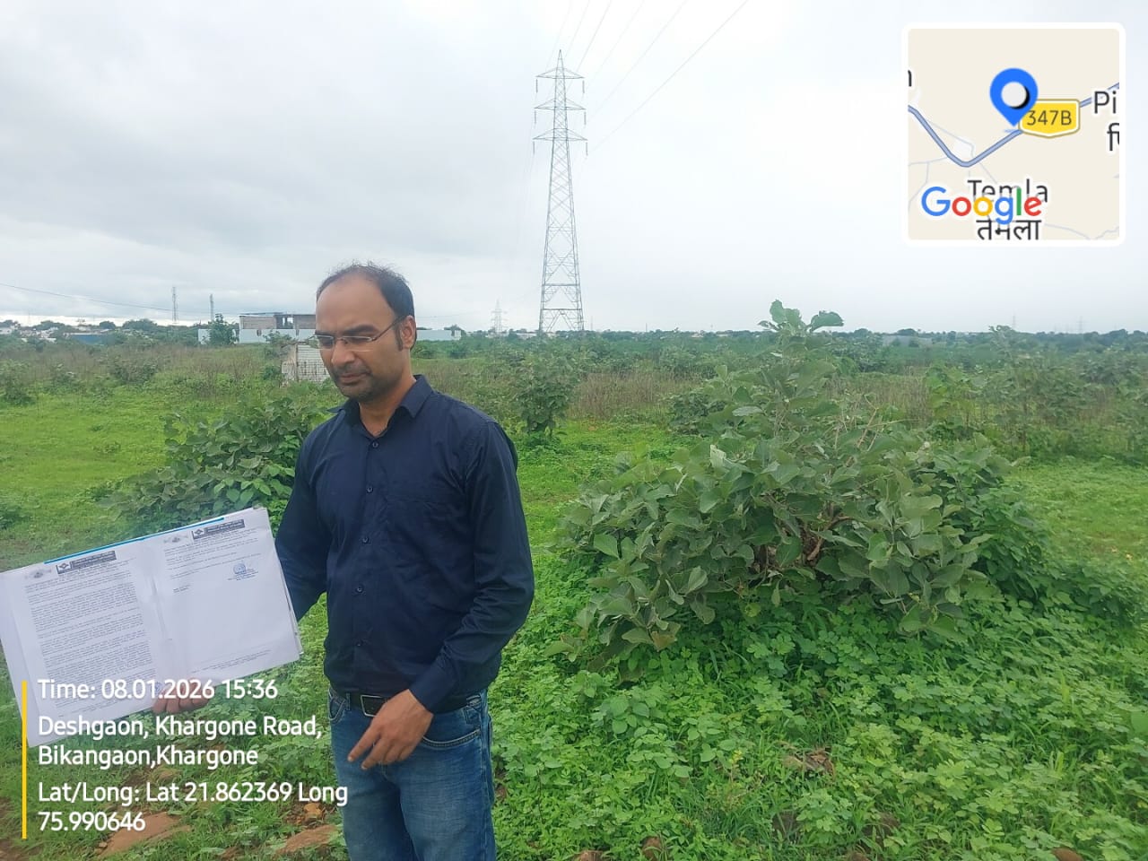 23580 square meter Plot for sale in Bhikangaon — photo 4