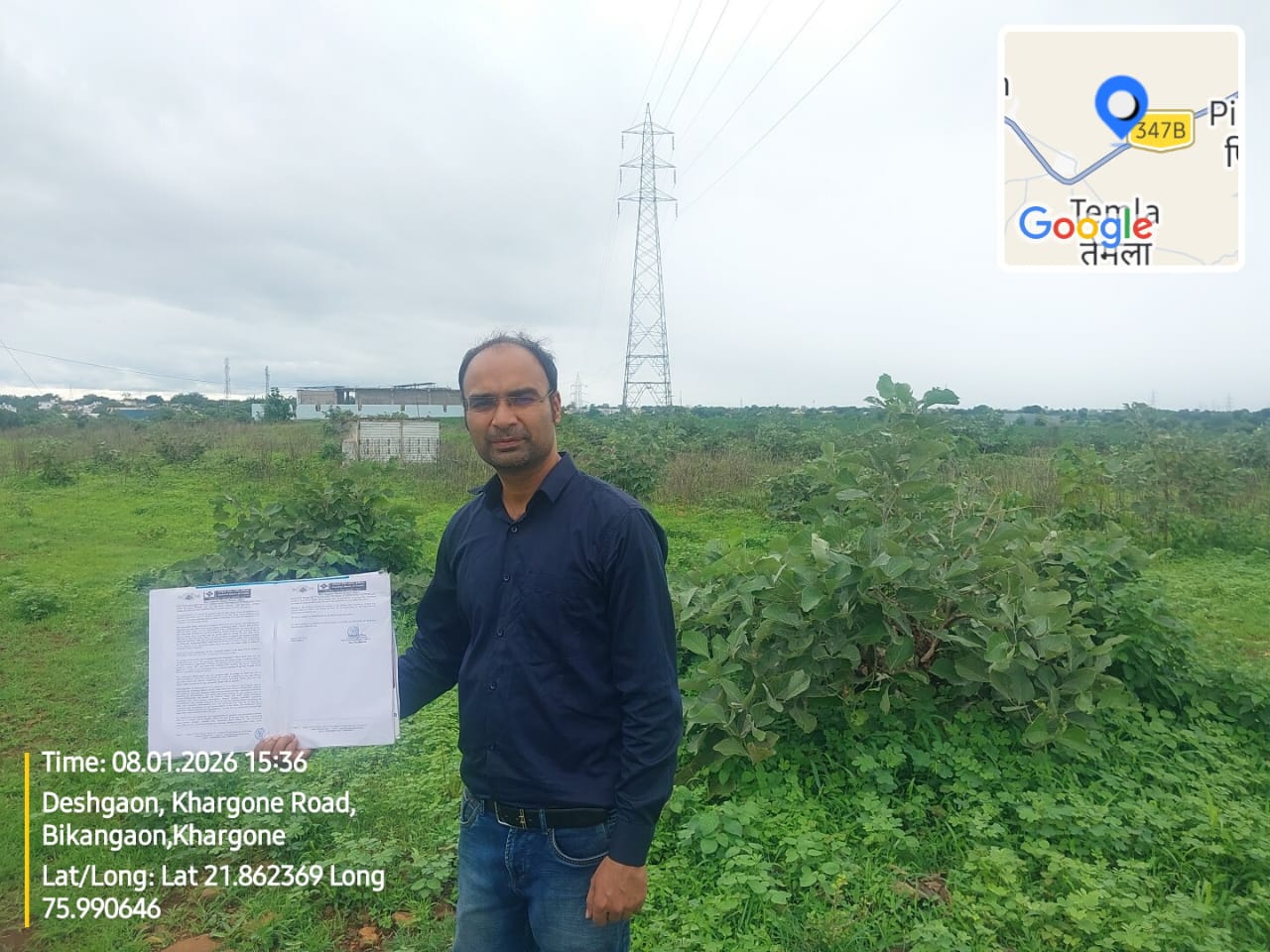 23580 square meter Plot for sale in Bhikangaon — photo 6