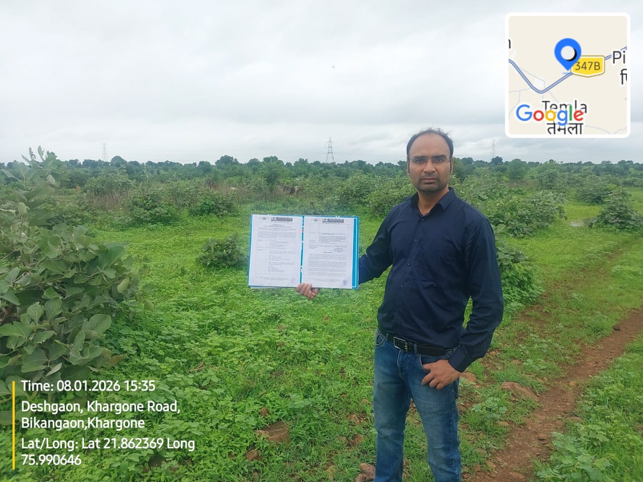23580 square meter Plot for sale in Bhikangaon — photo 8