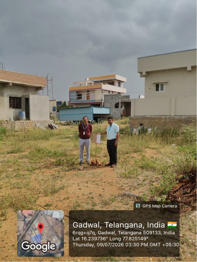 183.3 square yard Plot for sale in Gadwal