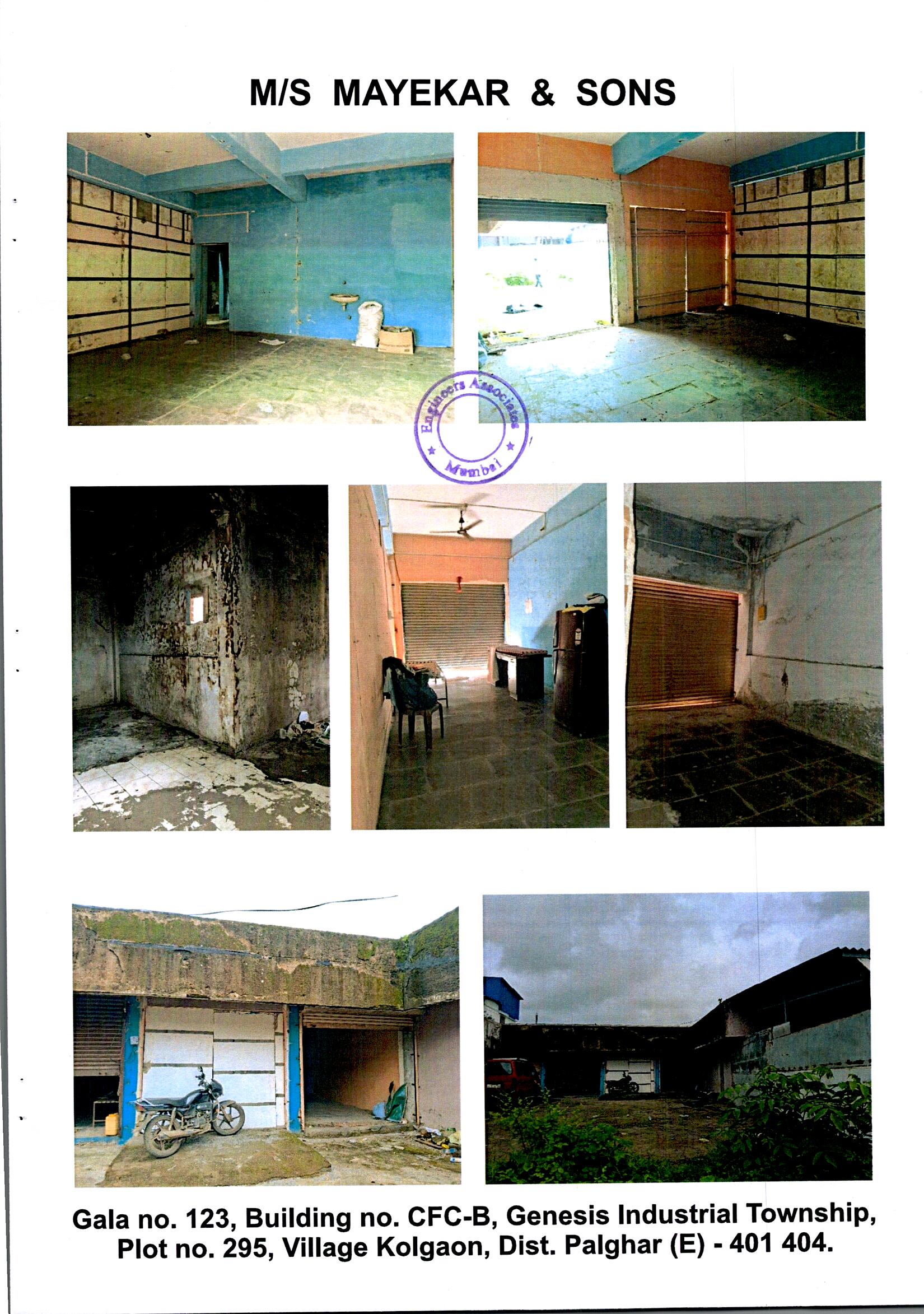 1700 square feet INDUSTRIAL GALA for sale in KOLAGAON VILLAGE Palghar — photo 2