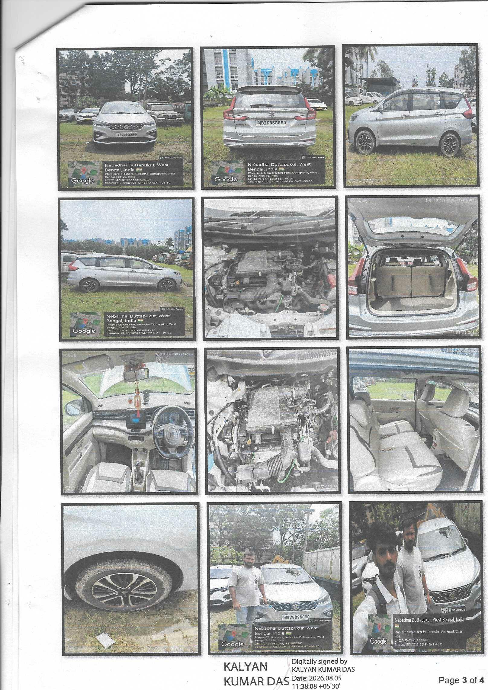 2022 Maruti Suzuki Ertiga ZXi MPV 7150 km 4 years for sale in BENGAL PARKING Koyra — photo 1