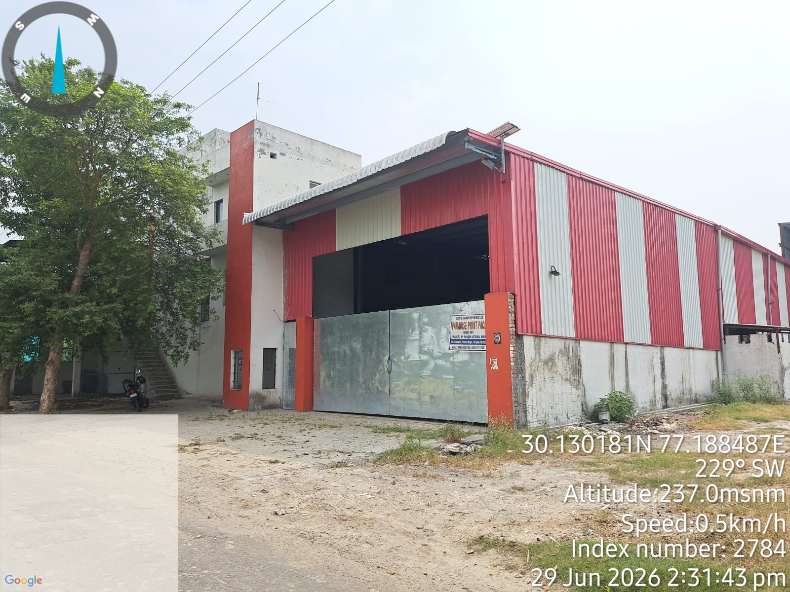 1500 square yard Industrial Plot with Factory Building for sale in Yamunanagar — photo 1