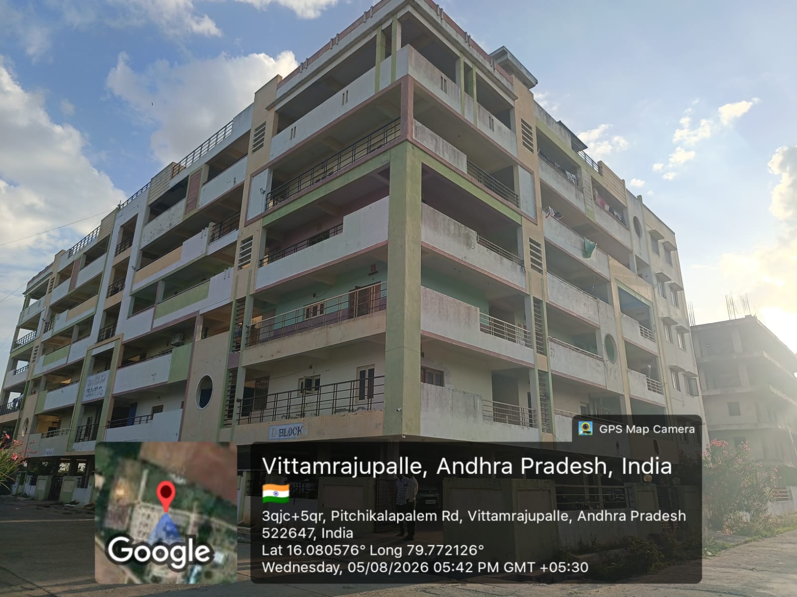 468 square feet Flat for sale in VASAVI RESIDENCY, VITTAMRAJUPALLI GRAMA PANCHAYAT Vinukonda — photo 1