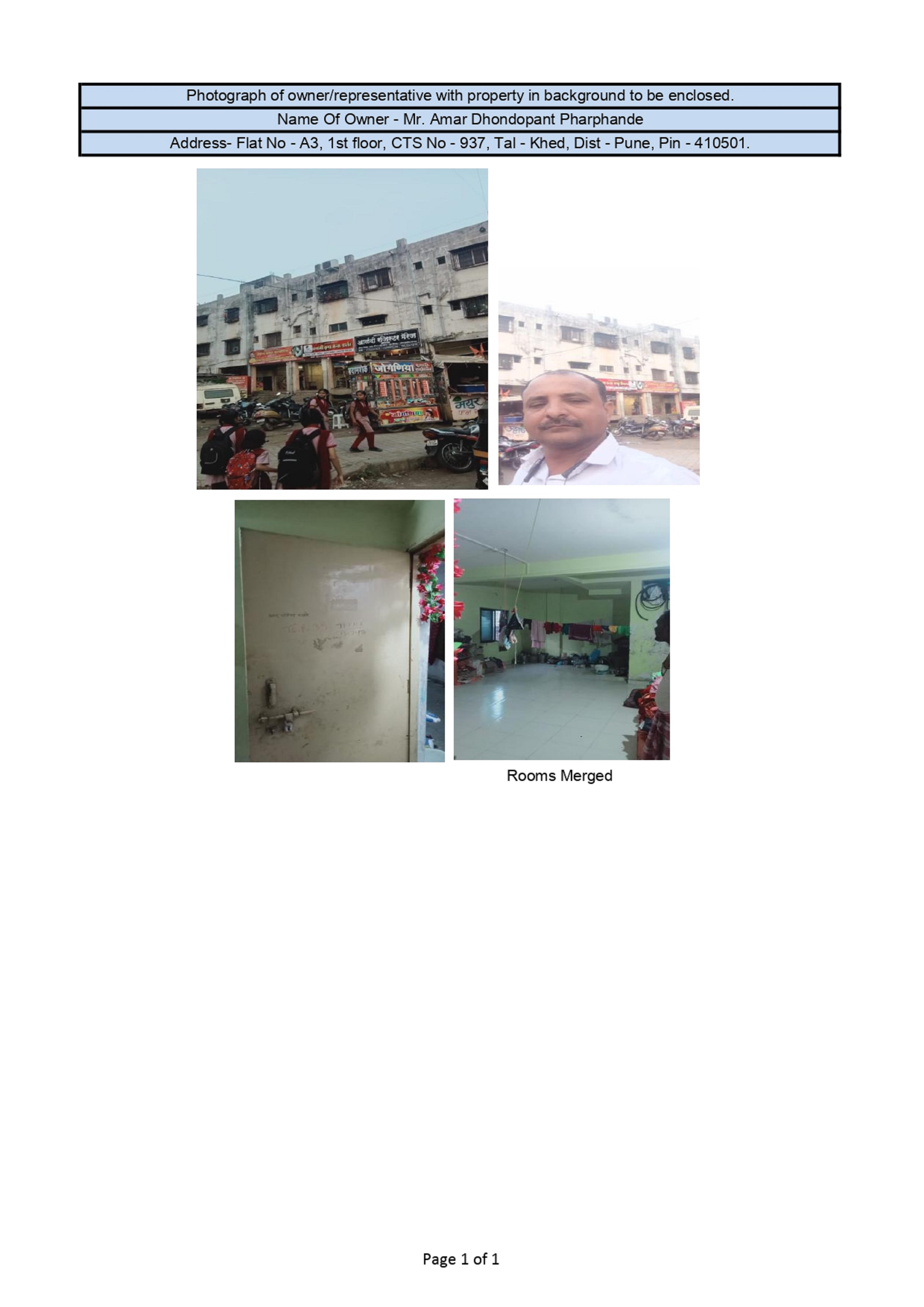 Flat for sale in Punekar Building, Alandi Devachi, Tal Khed Dist Pune 412105 Alandi — photo 1