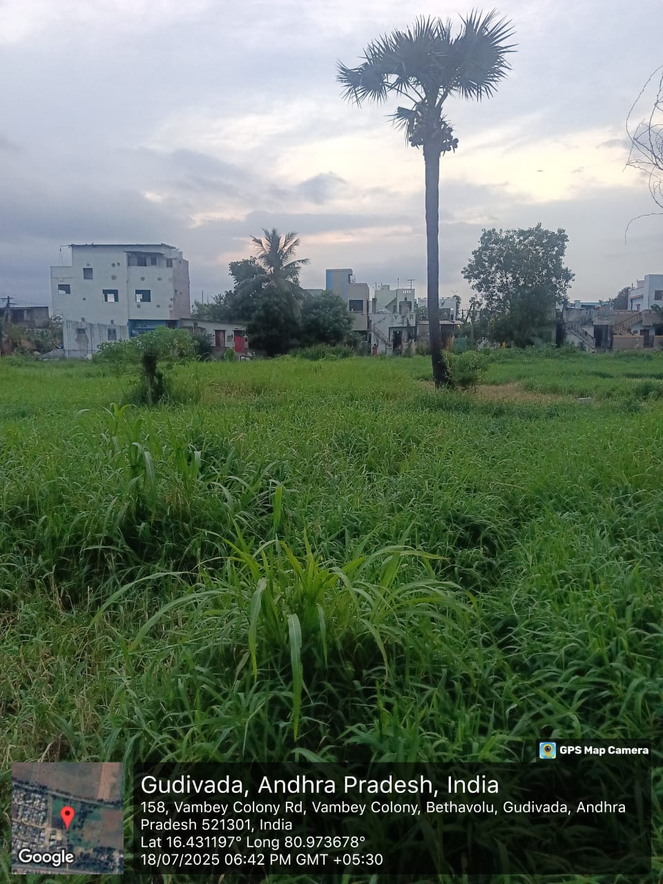 Plot for sale in Gudivada — photo 1