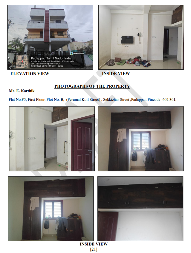 1195 square feet Flat for sale in PADAPPAI Maraimalai Nagar — photo 2