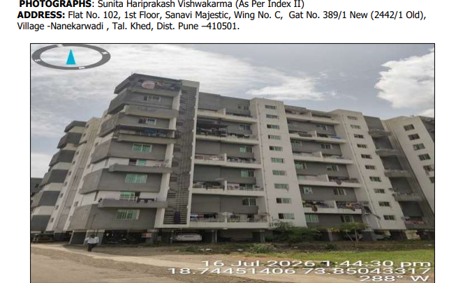3 BHK Flat for sale in Sanvi Majesty Apartments, Chakan — photo 2