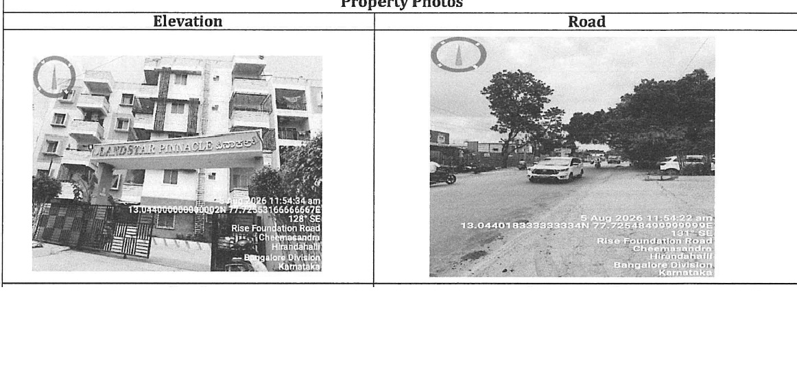 1027 square feet Flat for sale in HIRANDAHALLI VILLAGE BIDARAHALLI HOBLI  Bengaluru — photo 1