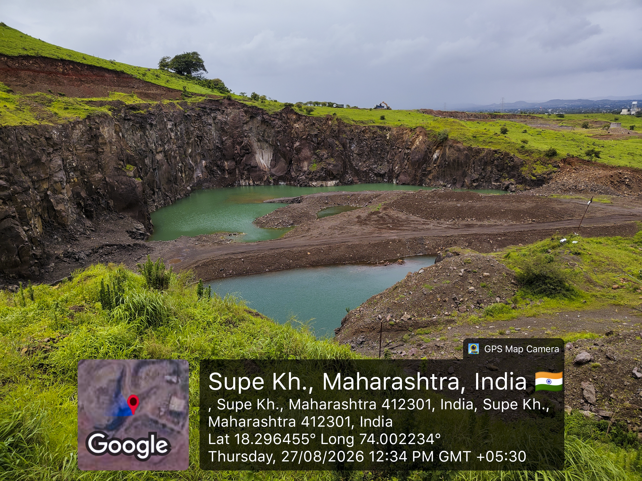 22000 square meter Quarry Land with machinery for sale in Sasvad — photo 1