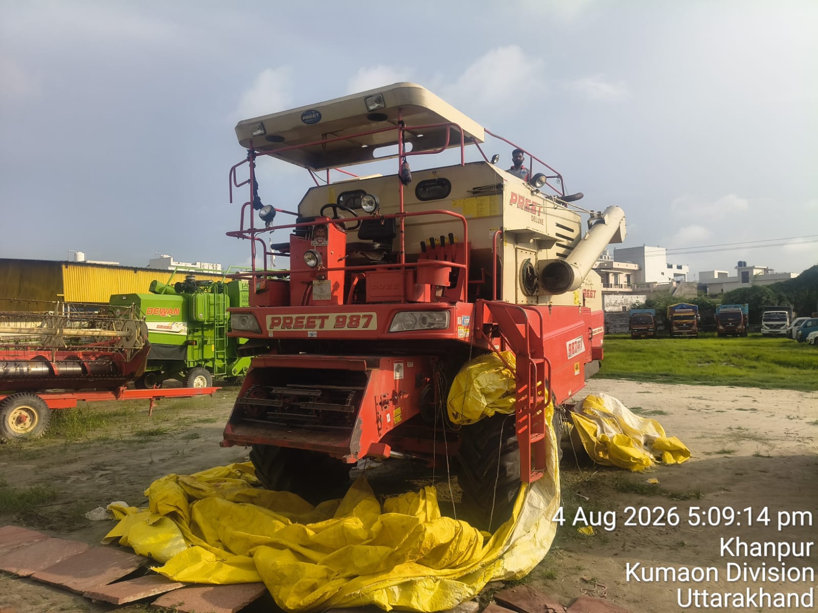 PREET AGRO COMBINE HARVESTER MODEL 987 DX for sale in RAMNAGAR IIE Industrial Estate Peepasna — photo 4