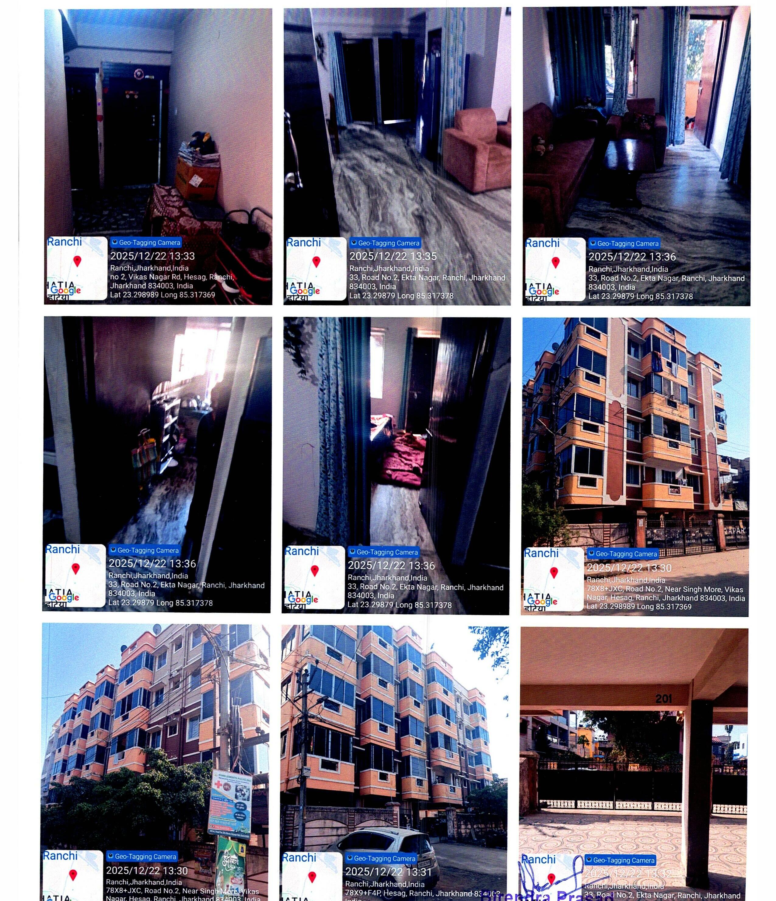 1206 square feet Flat for sale in Vikas Nagar Road, Hesag, Hatia, Ranchi Ranchi — photo 1