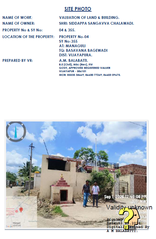 1050 square feet Individual House for sale in MANAGULI Basavana Bagevadi