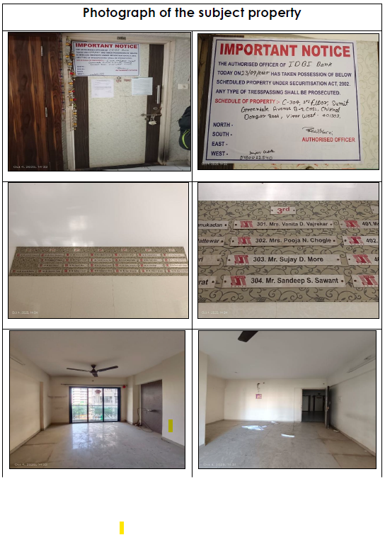 393 square feet Flat for sale in Vasai Virar — photo 1