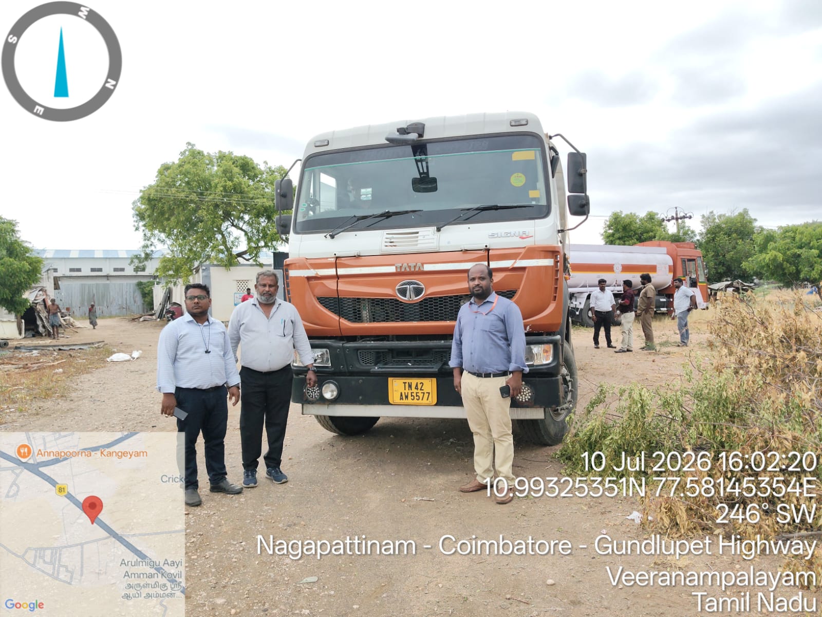 2023 Tata TATA SIGNA 4825.T BS VI 10X2 Truck 57184 km 3 years for sale in sun yard Kannampalayam — photo 3