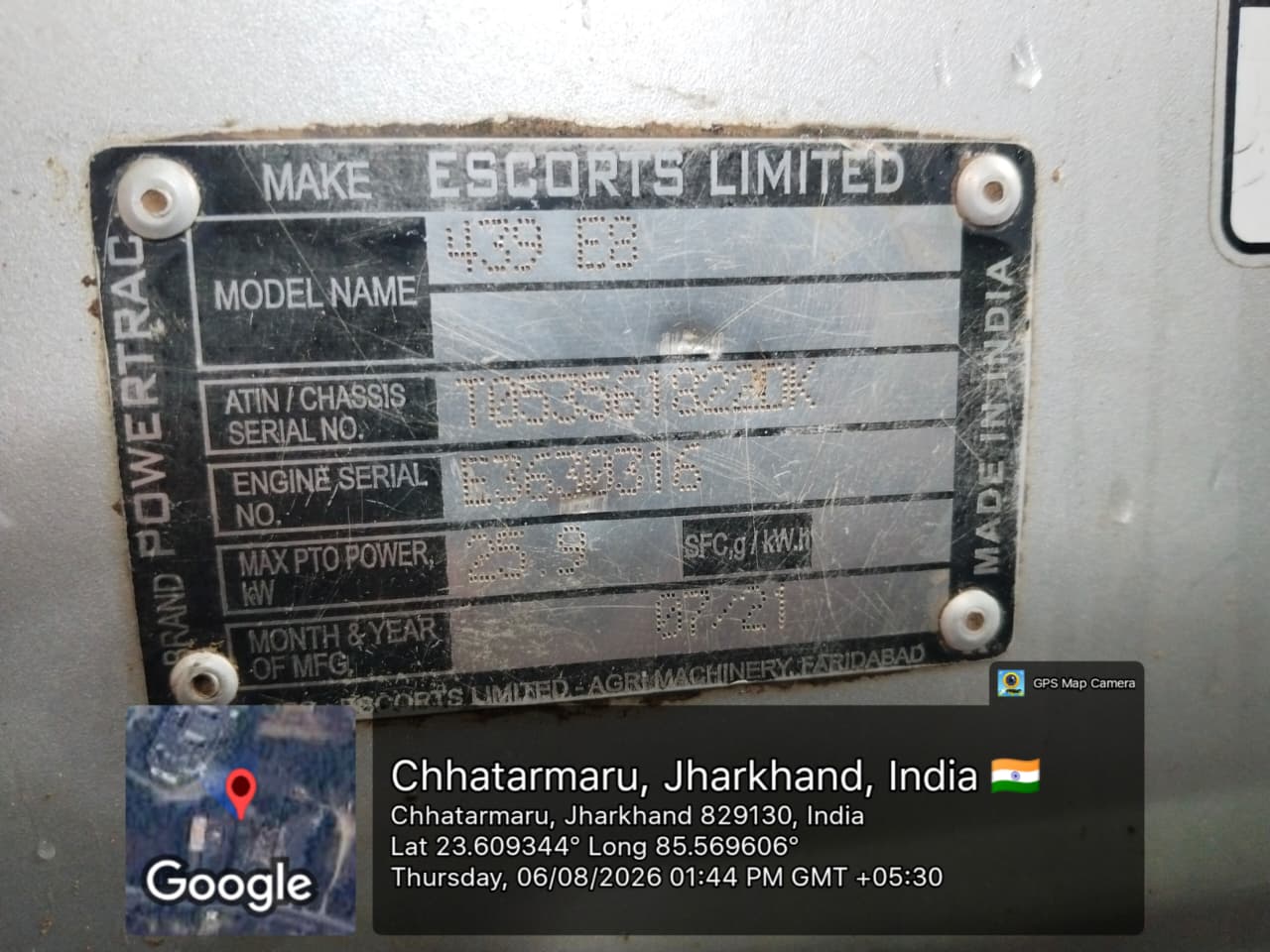 2021 Escorts Steeltrac 18 HP 2WD Tractor 40000 km 5 years for sale in Near Ramgarh Court Gate , Gola Road Ramgarh Cantonment Civil Township — photo 3