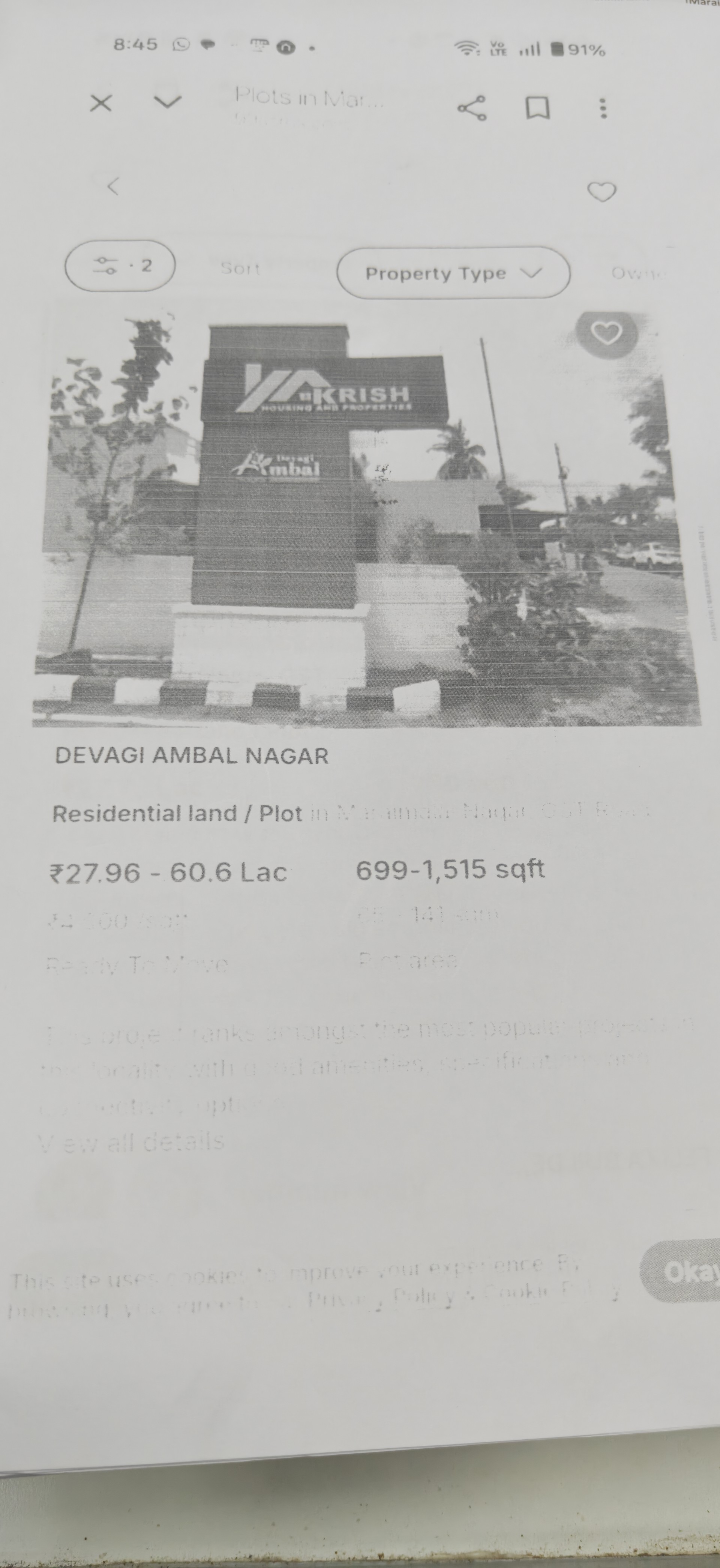 732 square feet Flat for sale in CHENGALPET Chengalpattu — photo 3