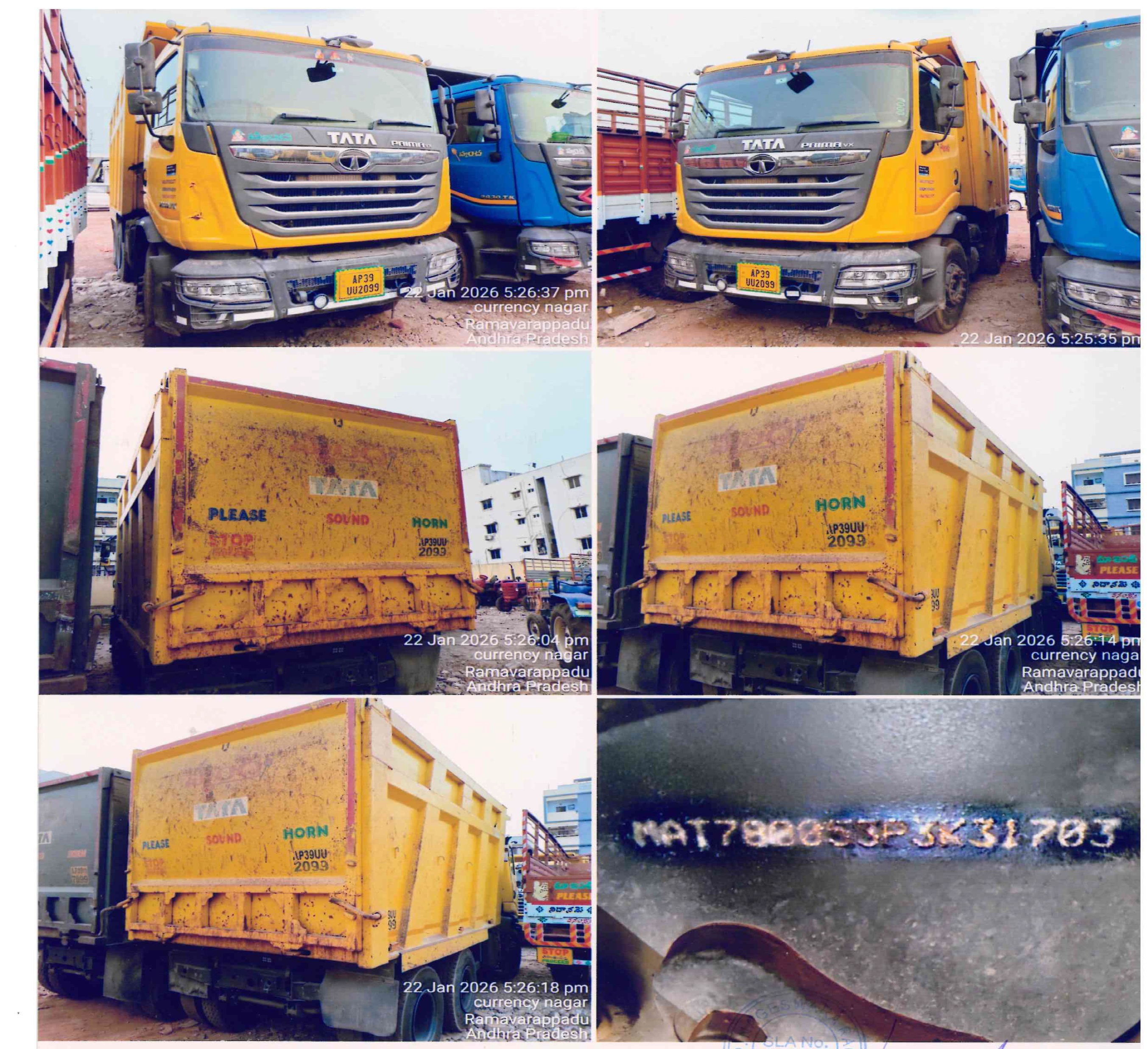 TATA HEAVY LOAD TIPPER for sale in VIJAYAWADA Vijayawada — photo 3