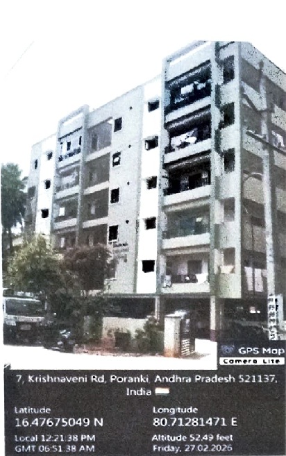 2 BHK Flat for sale in SRI AMRUTHA SAI APARTMENT, PORANKI Vijayawada — photo 1