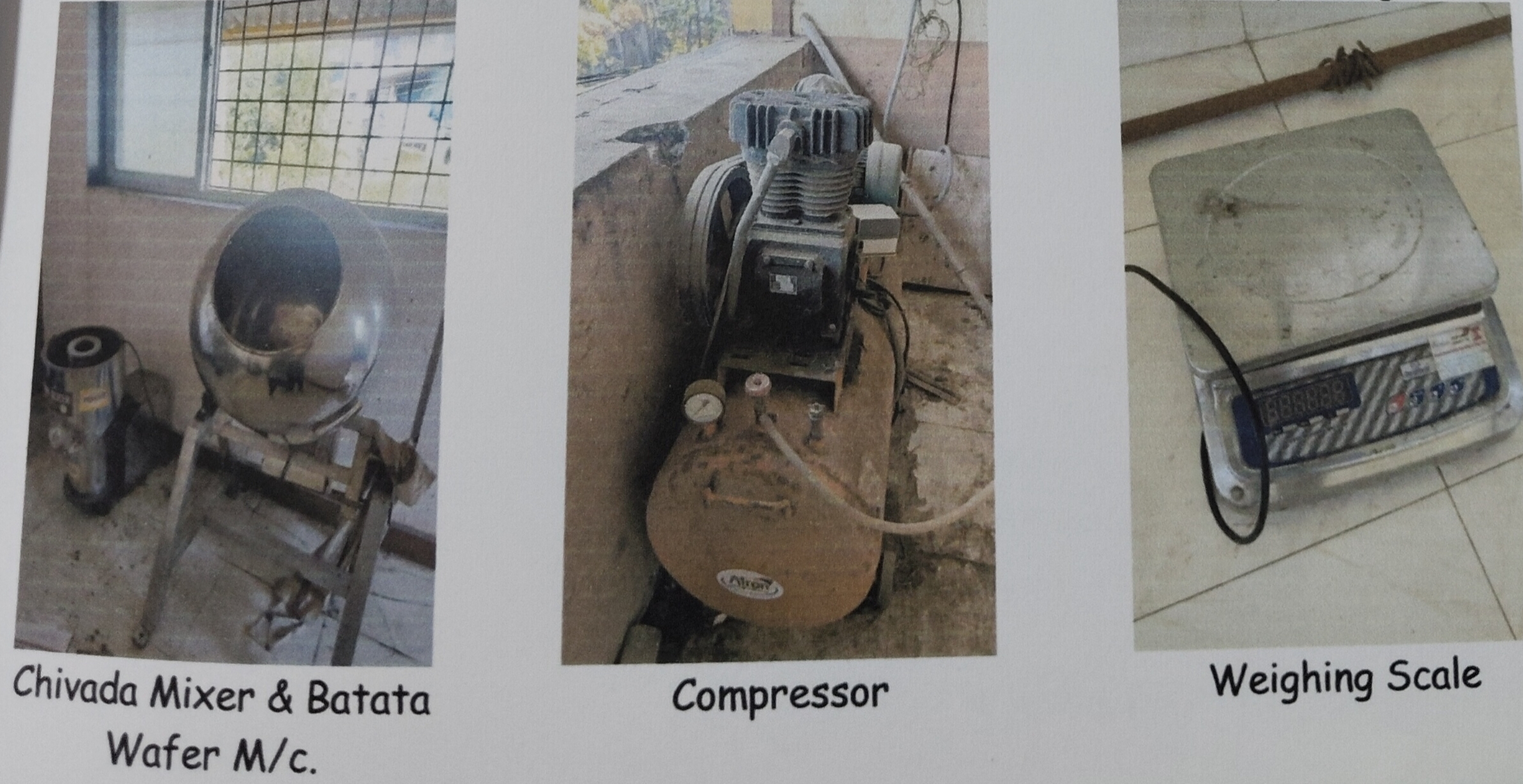 1 square feet Movable property/assets consists machineries for sale in Ratnagiri Ratnagiri