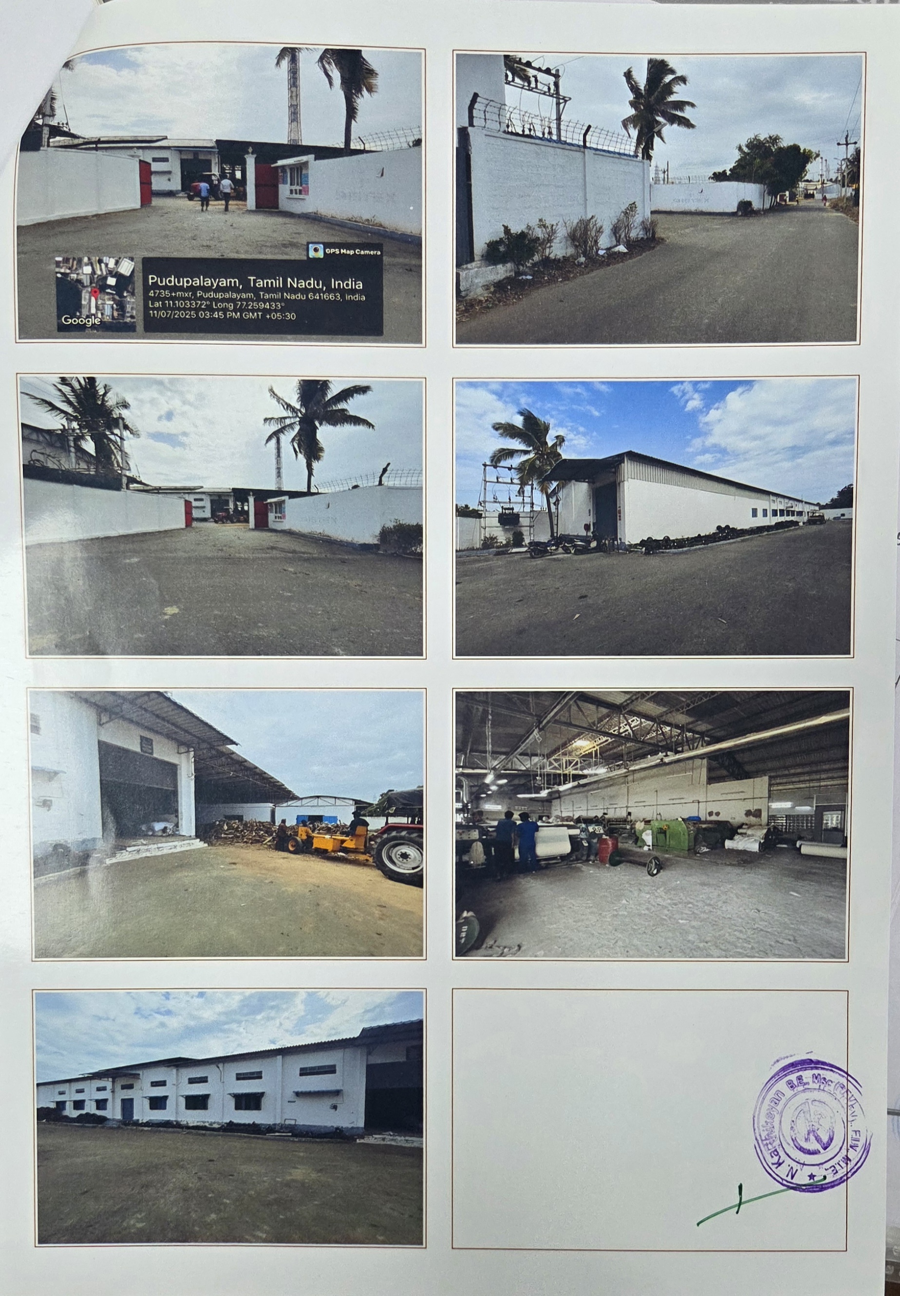 Industrial Plot with Factory Building for sale in Samalapuram — photo 1