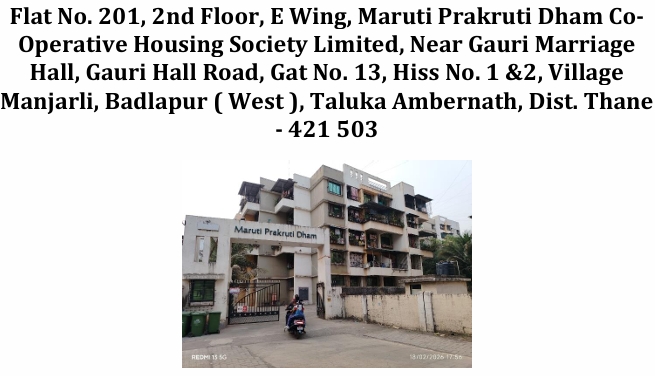 456 square feet Flat for sale in MARUTI PRAKRUTI DHAM CHSL, MANJARLI BADALAPUR Badlapur — photo 2