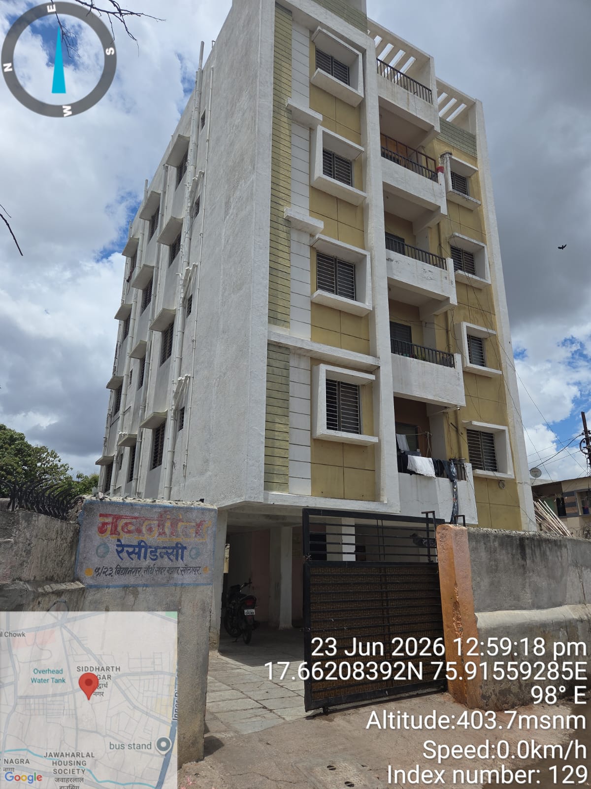 2 BHK Flat for sale in Navneet Residency , Sadar Bazar Solapur  Solapur — photo 1
