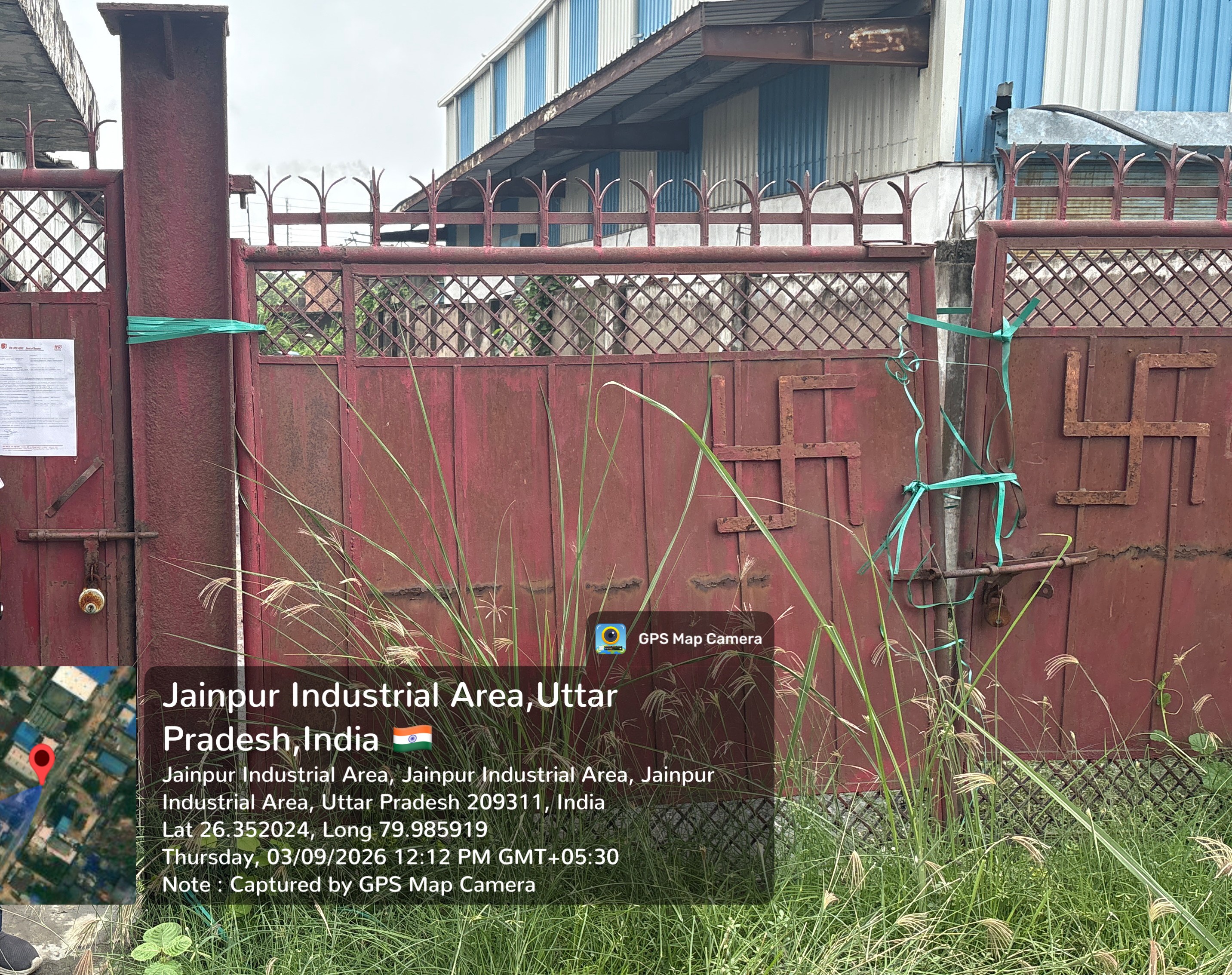 800 square meter Single Storied Industrial Building constructed on a Plot measuring 800.00 Sq Mtr for sale in Jainpur Jainpur Industrial Area — photo 1
