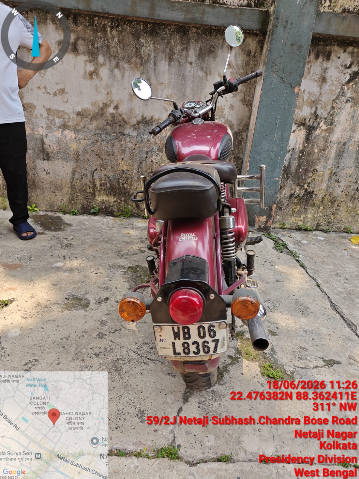 2015 Royal Enfield Classic 350 Dark Motorcycle 62146 km 11 years for sale in Shantikunj Bansdroni Kolkata — photo 8
