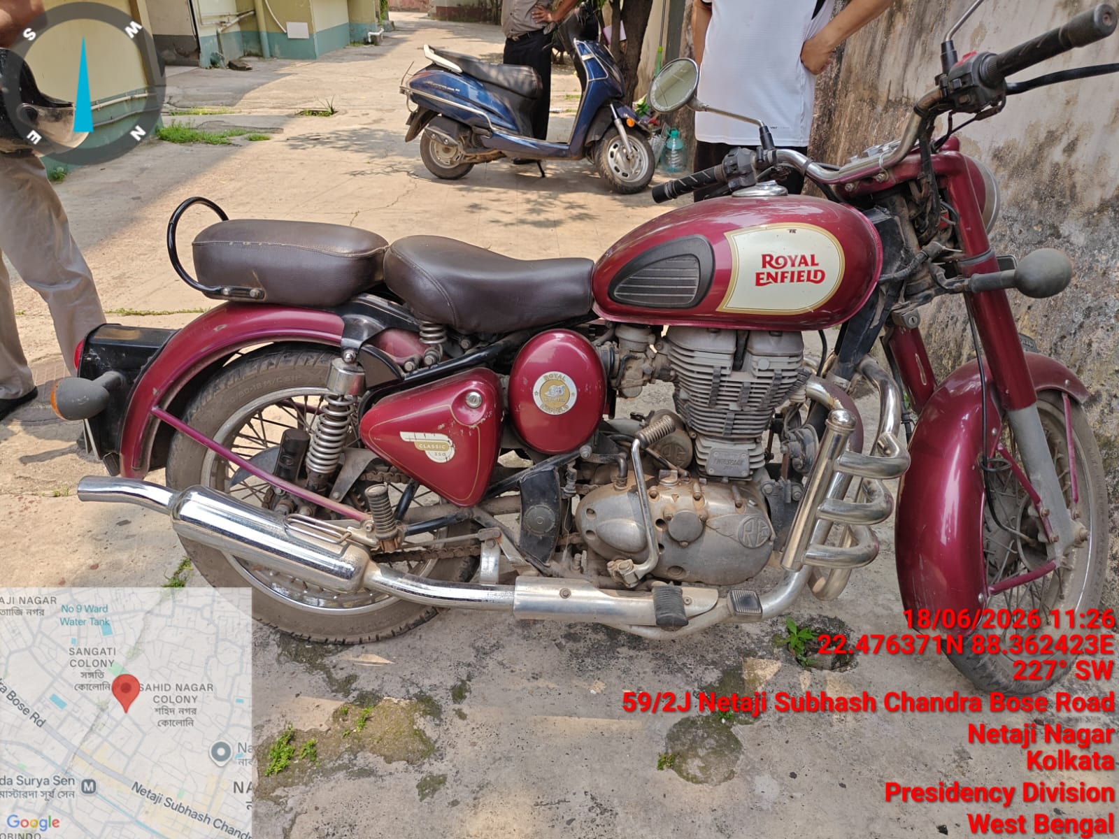2015 Royal Enfield Classic 350 Dark Motorcycle 62146 km 11 years for sale in Shantikunj Bansdroni Kolkata — photo 7