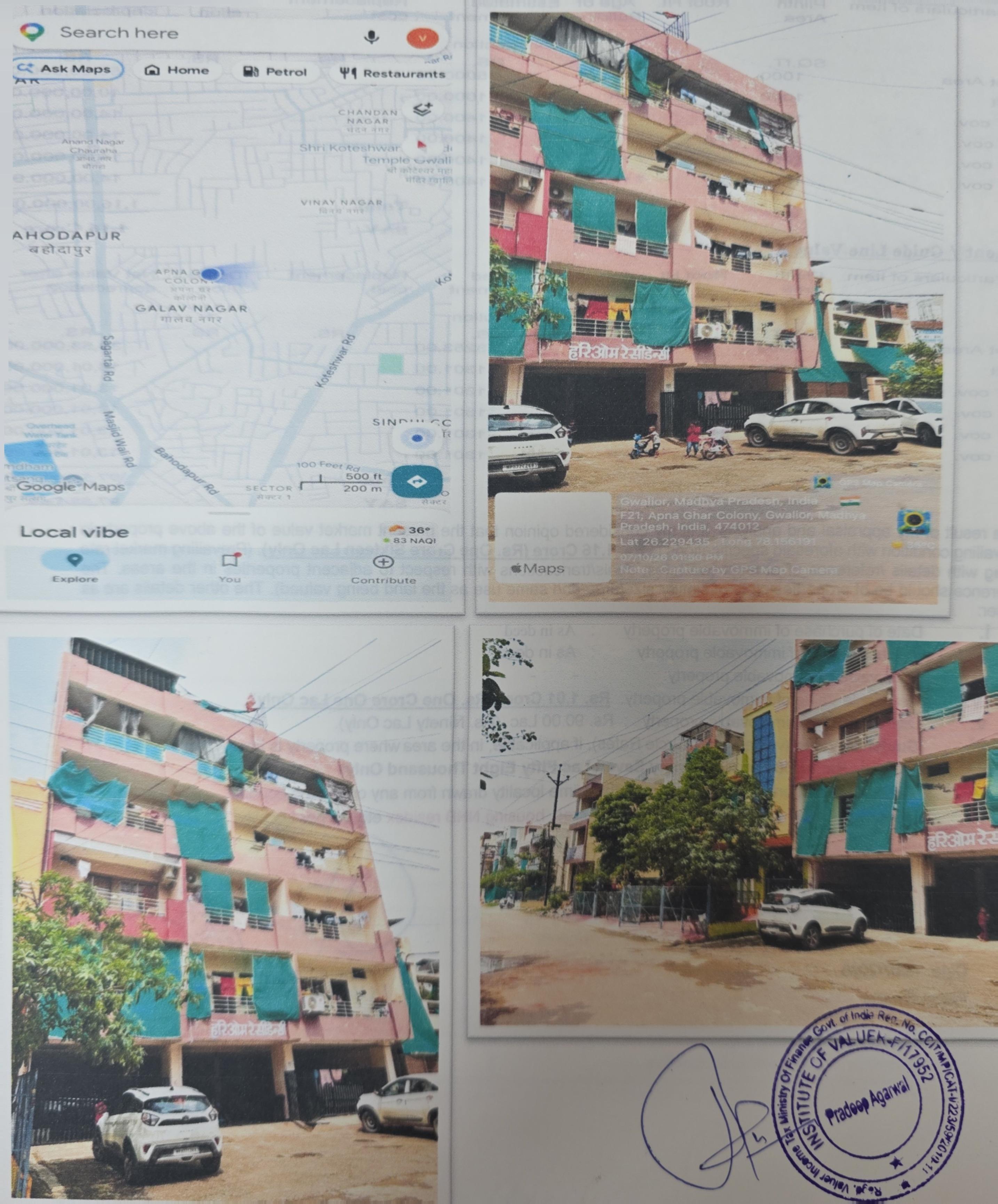 1000 square feet Flat for sale in Gwalior — photo 1