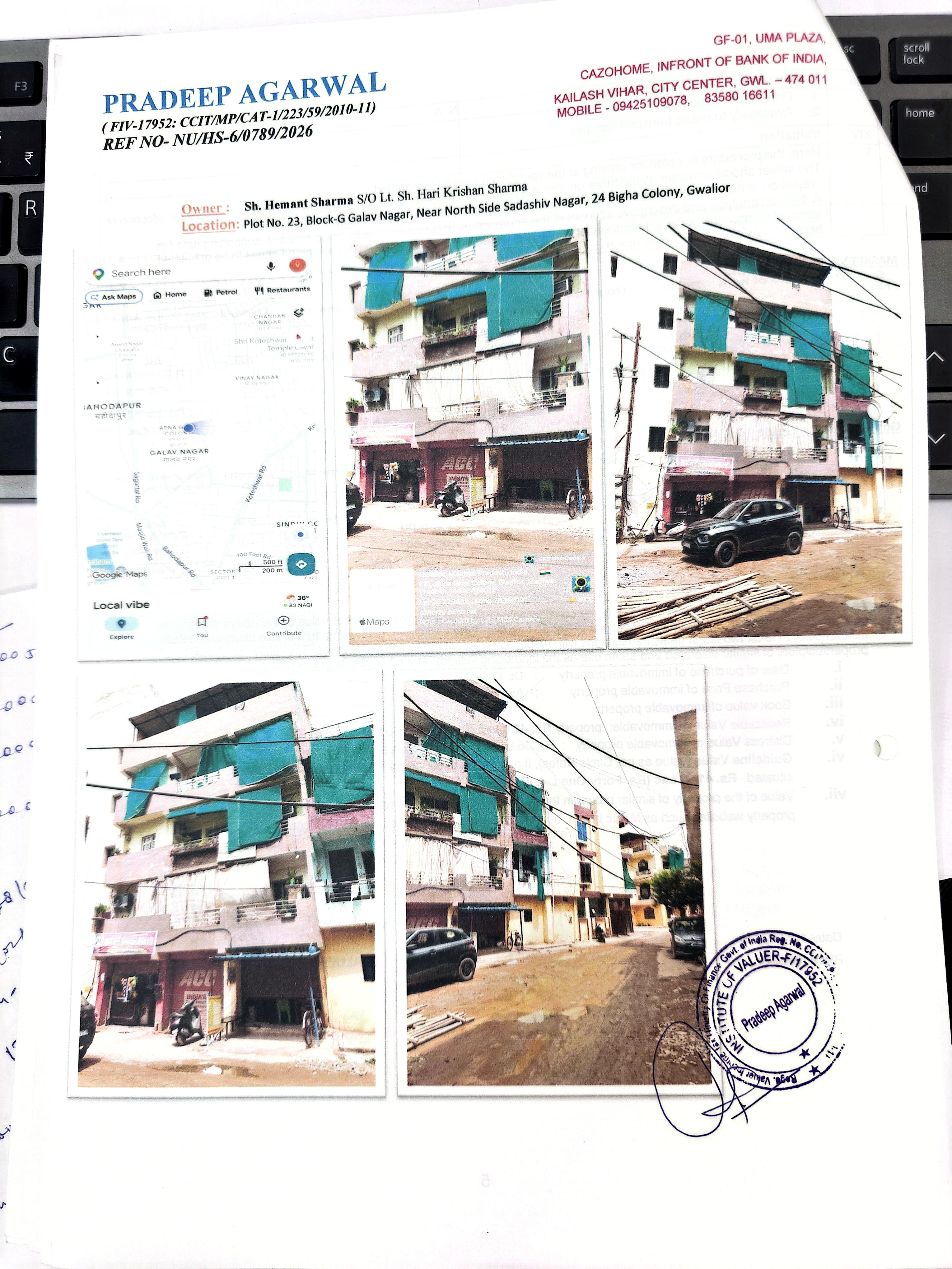 800 square feet Flat for sale in Gwalior — photo 1