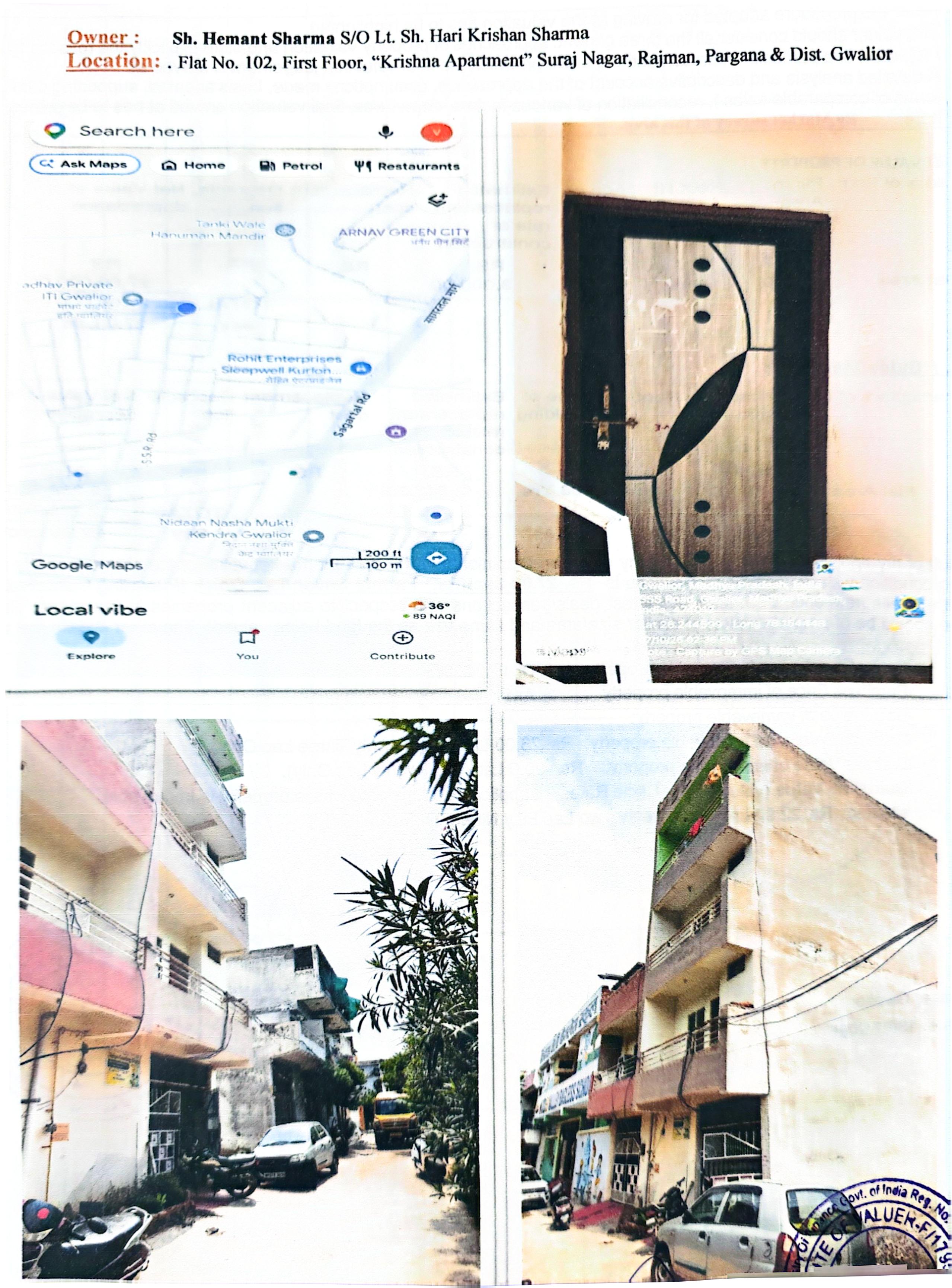 900 square feet Flat for sale in Gwalior — photo 1
