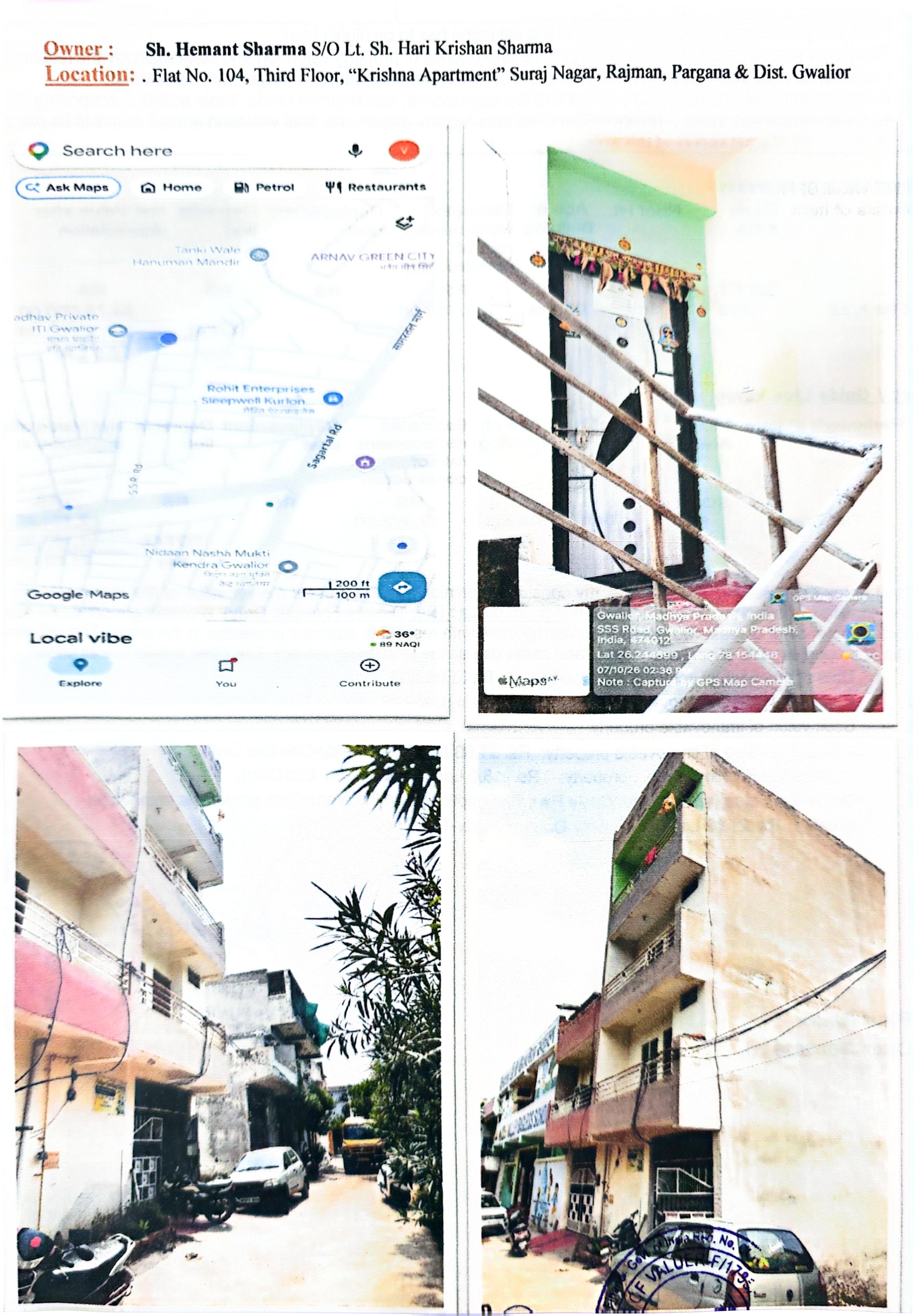 900 square feet Flat for sale in Gwalior — photo 1