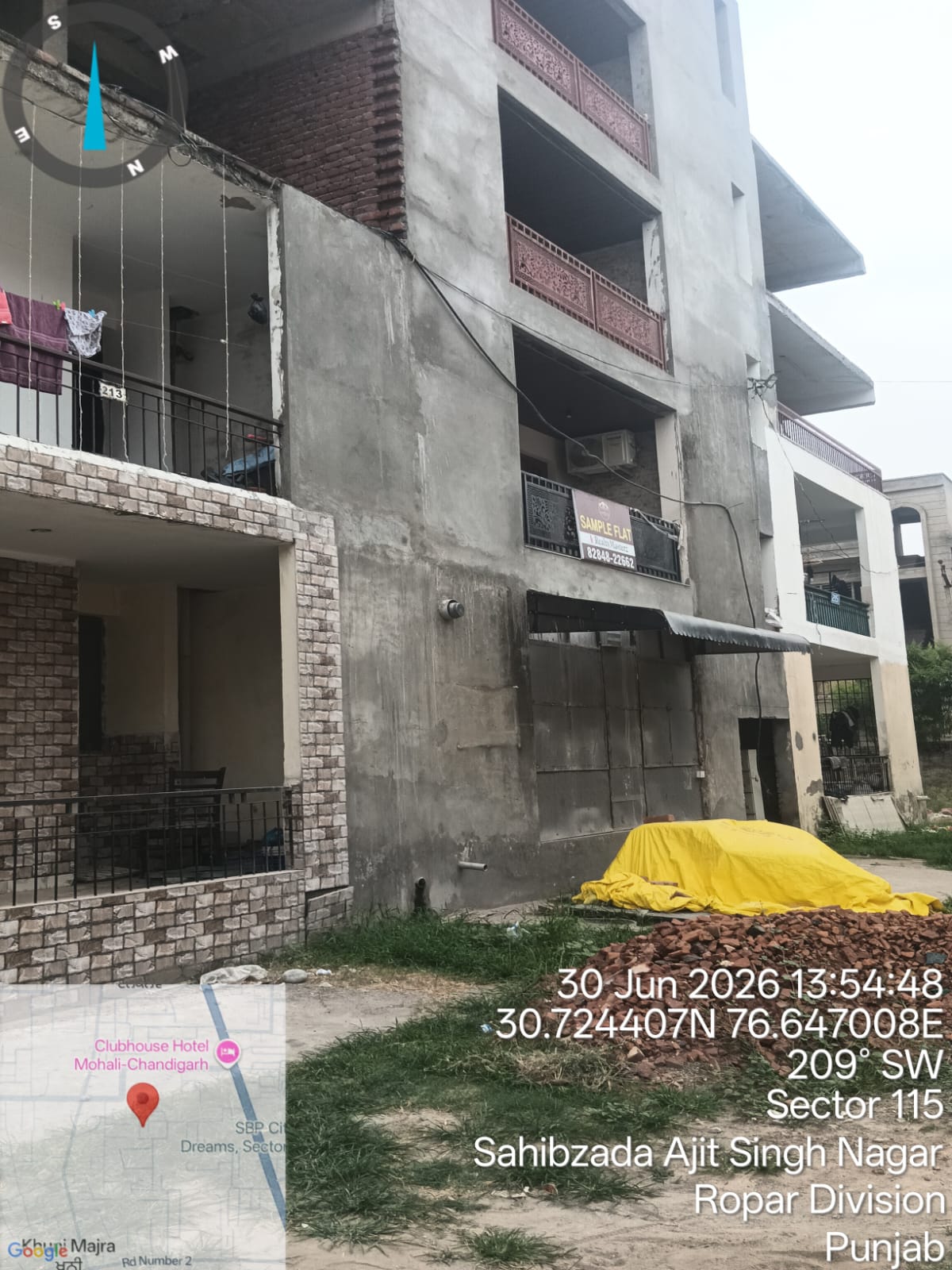 930 square feet Flat for sale in SECTOR 115 SANTE MAJRA ,LANDRAN TO KHARAR SAS NAGAR Kharar — photo 4