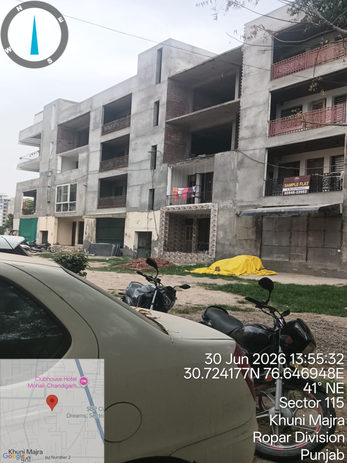 930 square feet Flat for sale in SECTOR 115 SANTE MAJRA ,LANDRAN TO KHARAR SAS NAGAR Kharar — photo 2