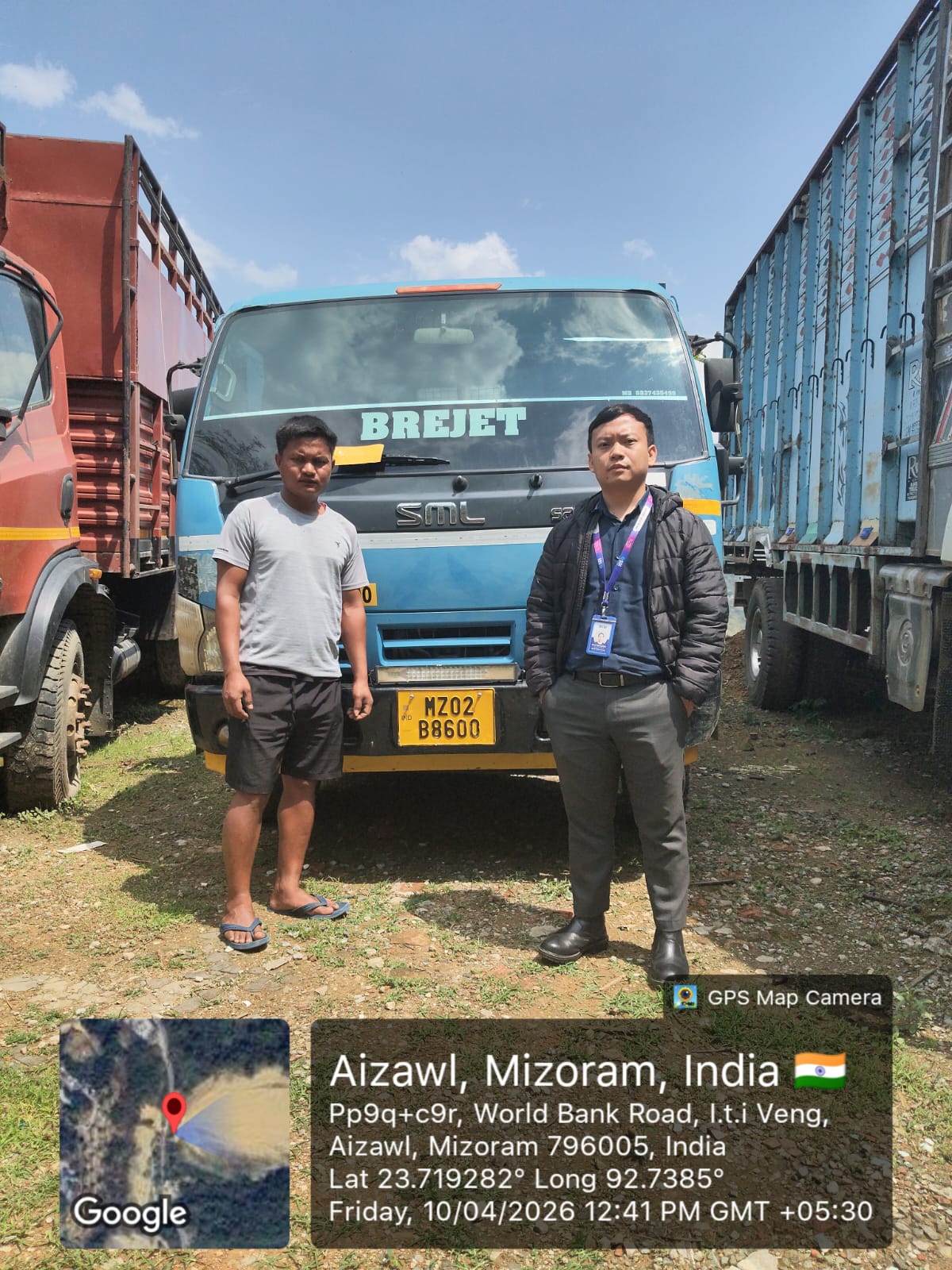 COMMERCIAL VEHICLE SML ISUZU SAMRAT GSXT2815DS TIPPER MZ-02B-8600 for sale in AIZAWL Aizawl — photo 2
