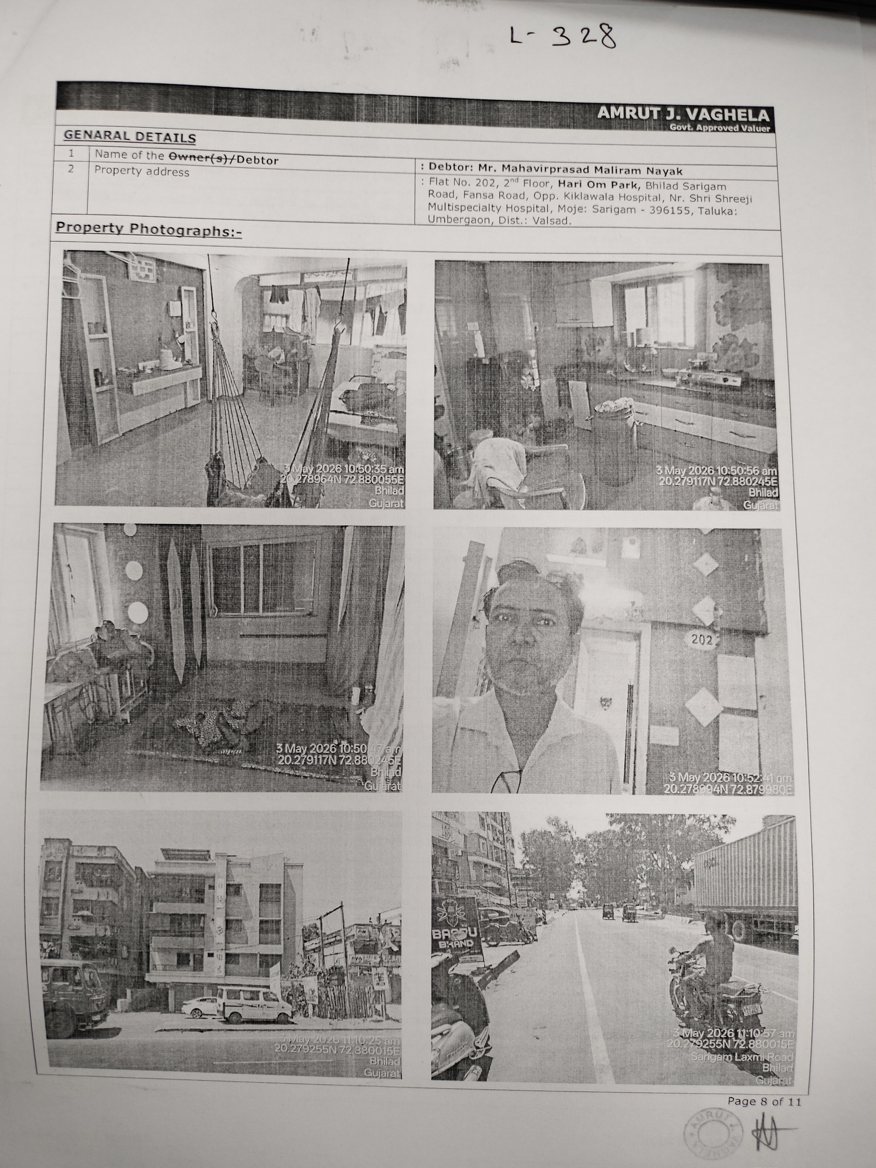850 square feet Flat for sale in Bhilad — photo 1