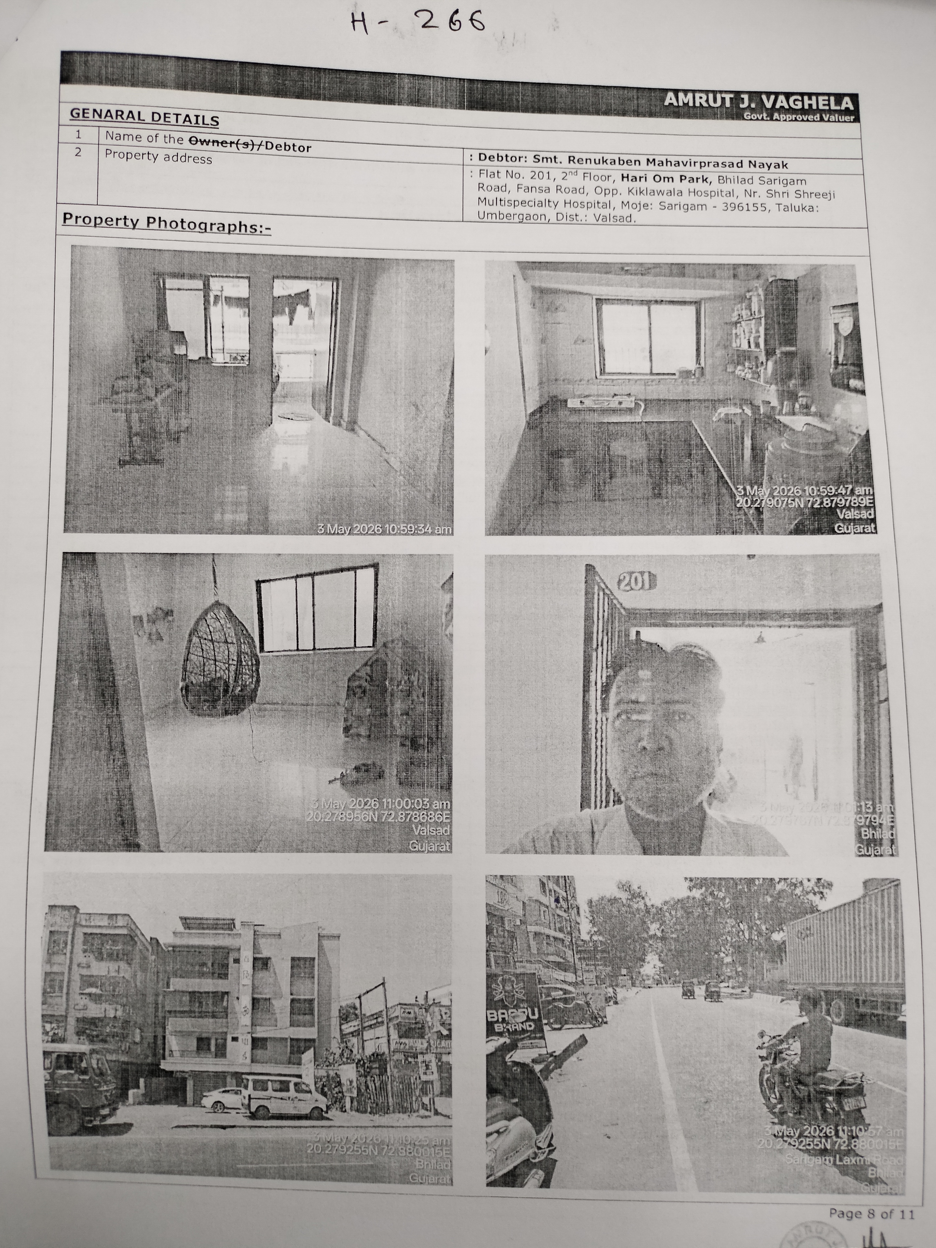 1075 square feet Flat for sale in Bhilad — photo 1